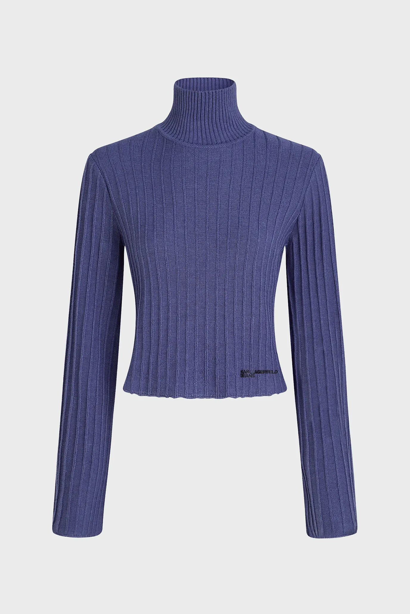 Женский синий гольф plisse 5