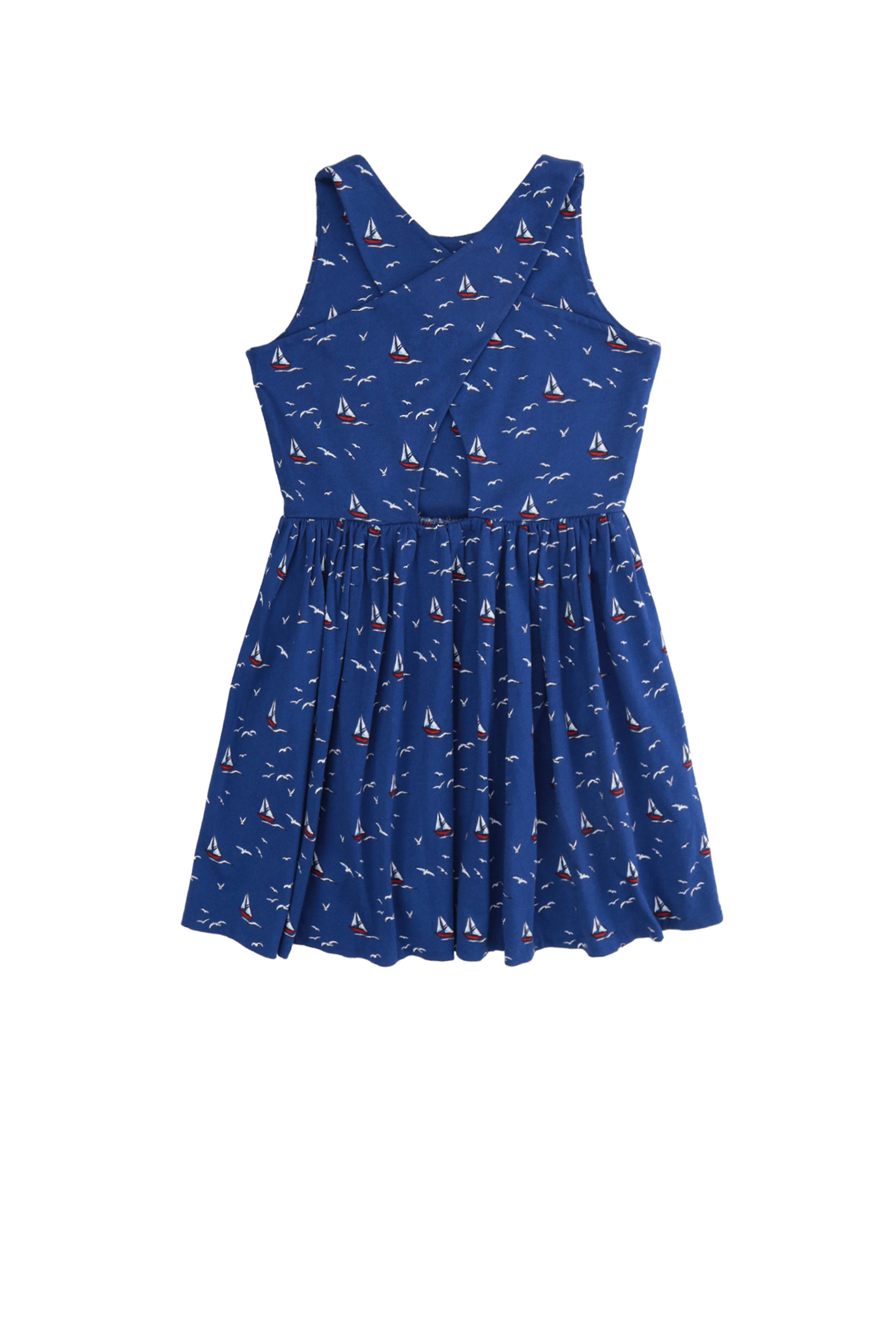 Детское синее платье 1