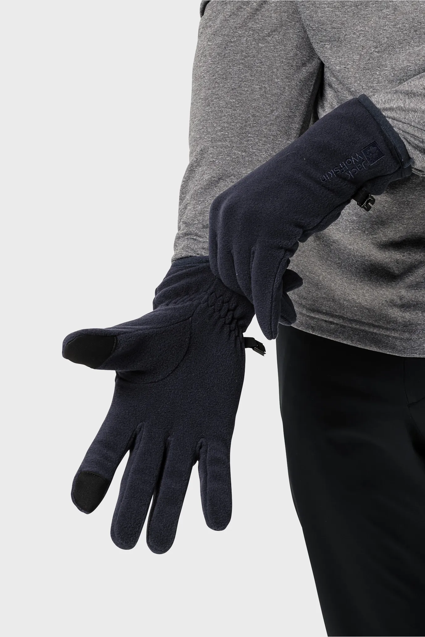 Темно-синие перчатки 2