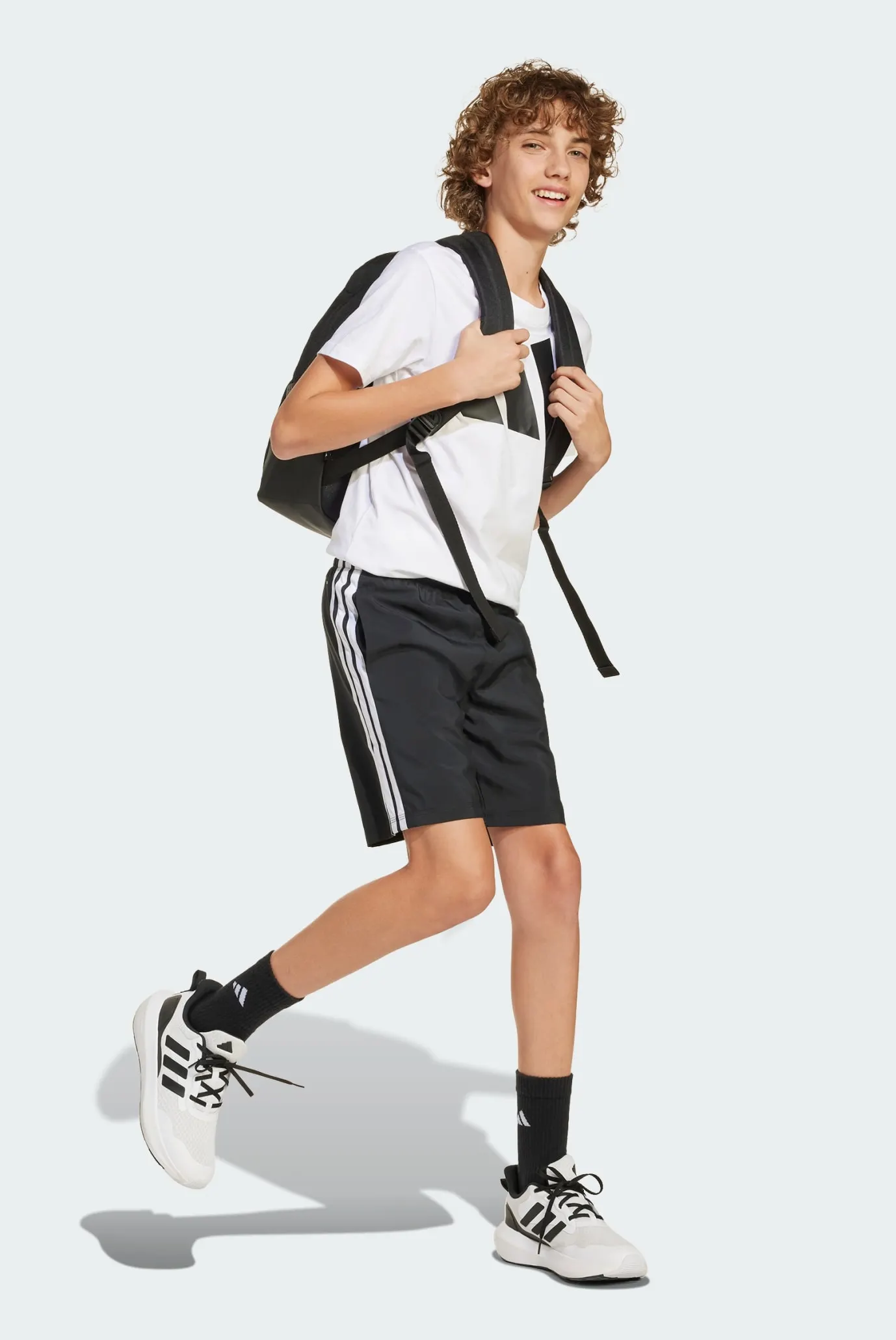 Детские черные шорты Essentials Climacool Kids 2