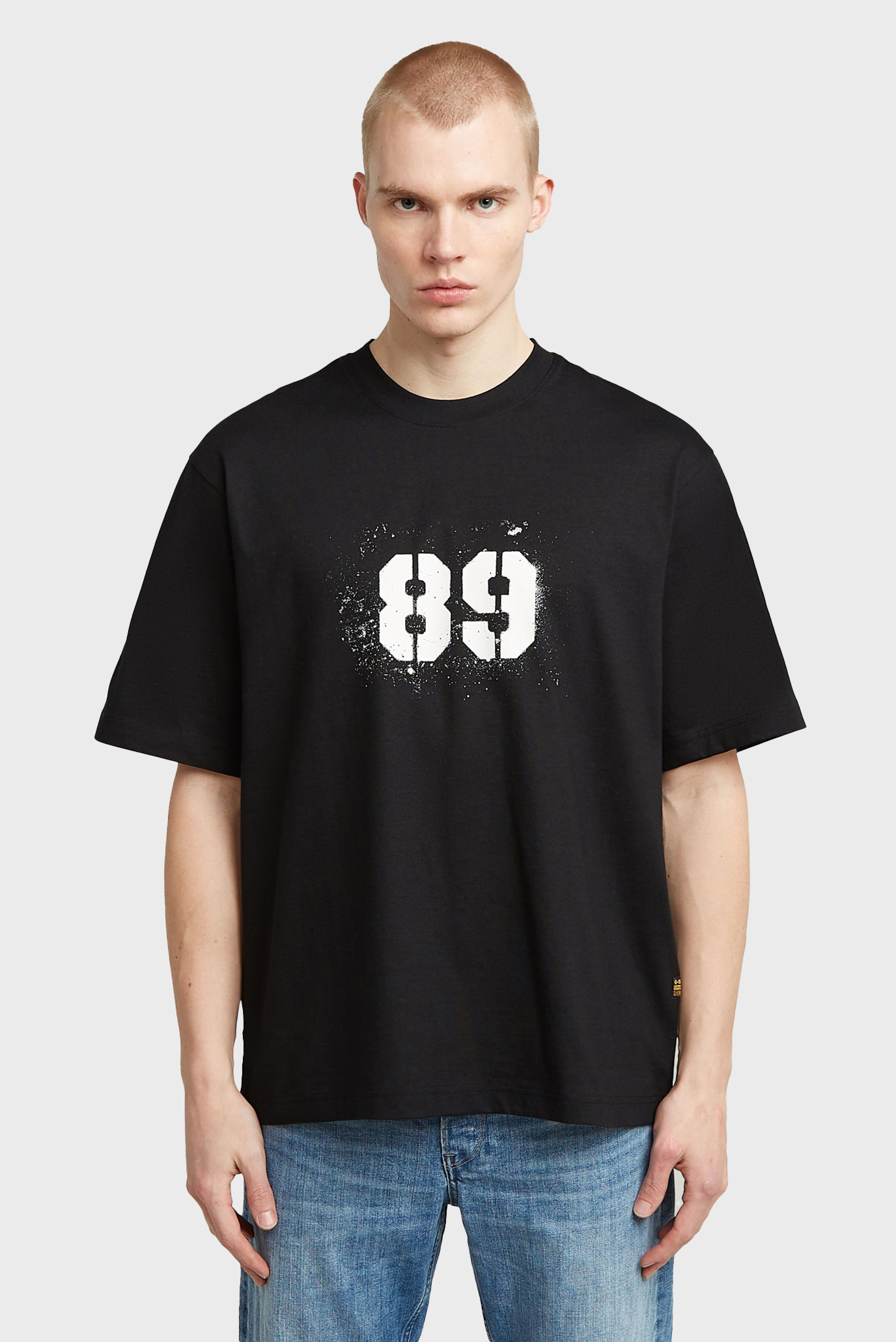 Мужская черная футболка Sprayed Черный XL G-Star RAW D27719,C336 Мужская черная футболка Sprayed Черный XL G-Star RAW D27719,C336