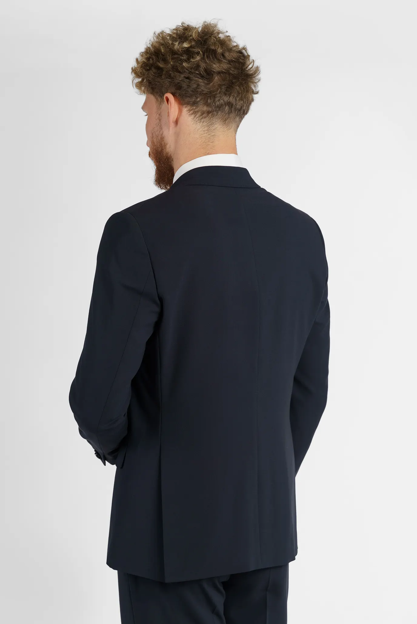 Чоловічий чорний костюм 7