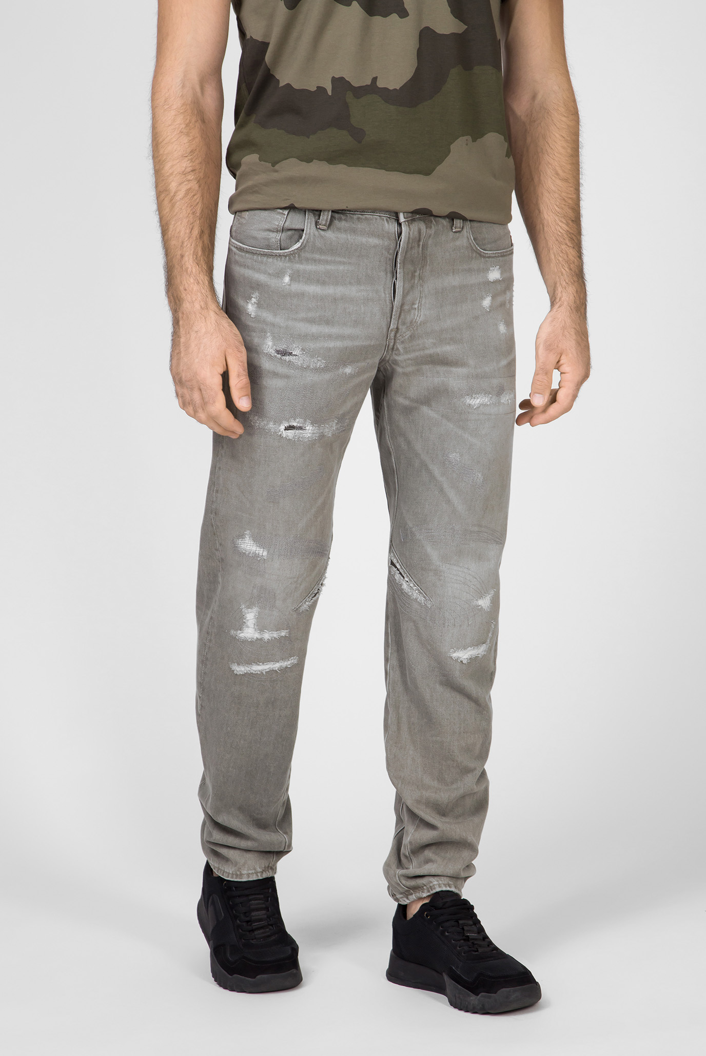 Мужские светло-серые джинсы Arc 3D relaxed tapered 1