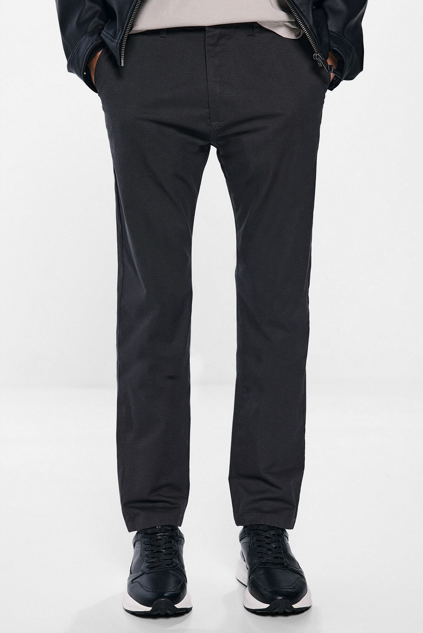 Мужские темно-серые чиносы Slim fit Серый 44 SPRINGFIELD 1559332 Мужские темно-серые чиносы Slim fit Серый 44 SPRINGFIELD 1559332