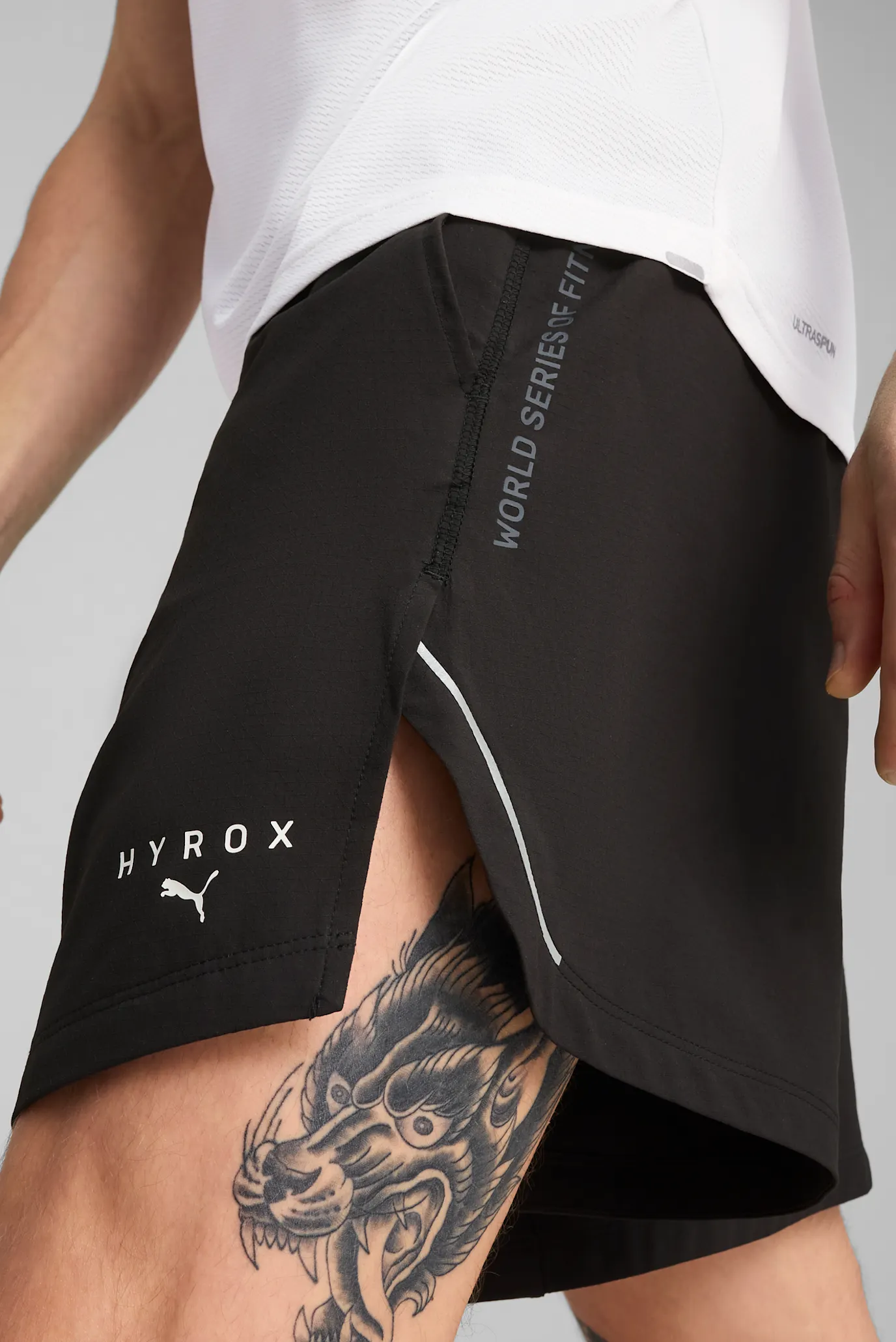 Чоловічі чорні шорти PUMA x HYROX ULTRAWEAVE 6