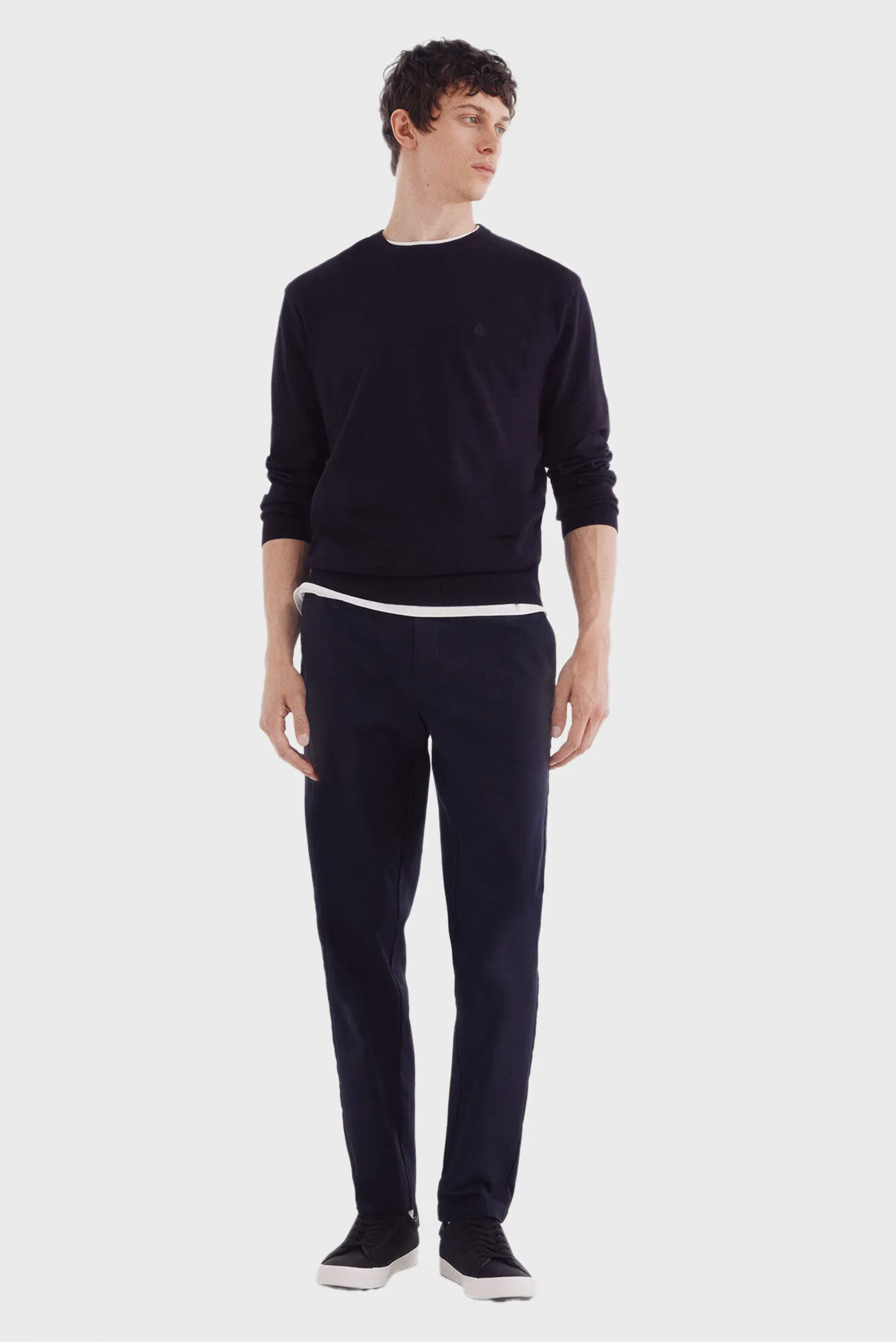 Мужской темно-синий джемпер 2