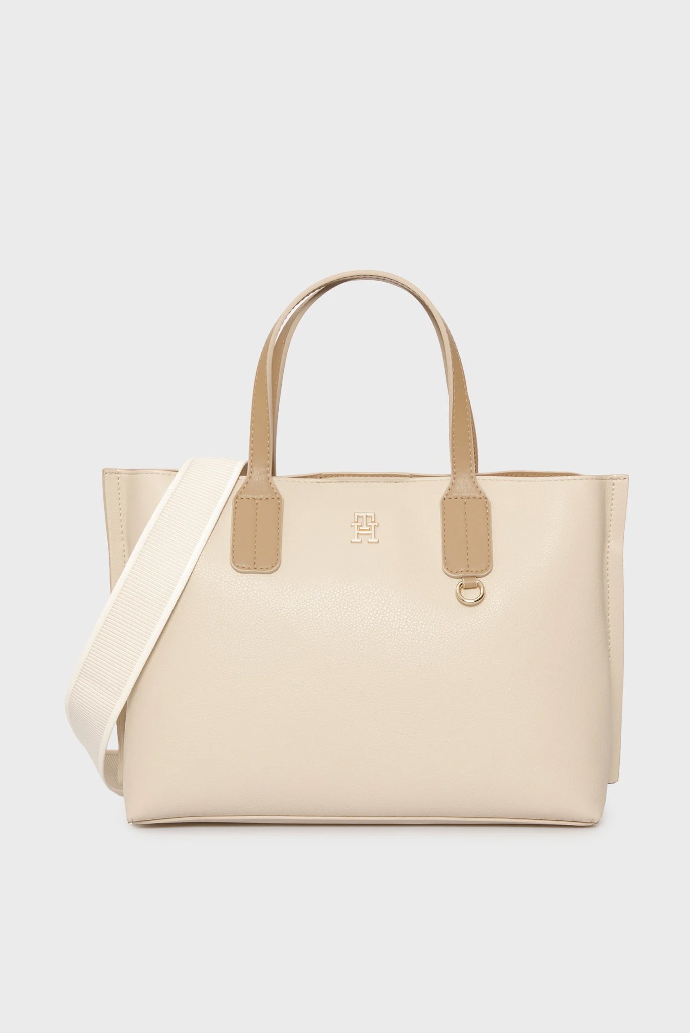 Женская бежевая сумка DISTINCT MINI TOTE Бежевый ONESIZE Tommy Hilfiger AW0AW17459 Женская бежевая сумка DISTINCT MINI TOTE Бежевый ONESIZE Tommy Hilfiger AW0AW17459