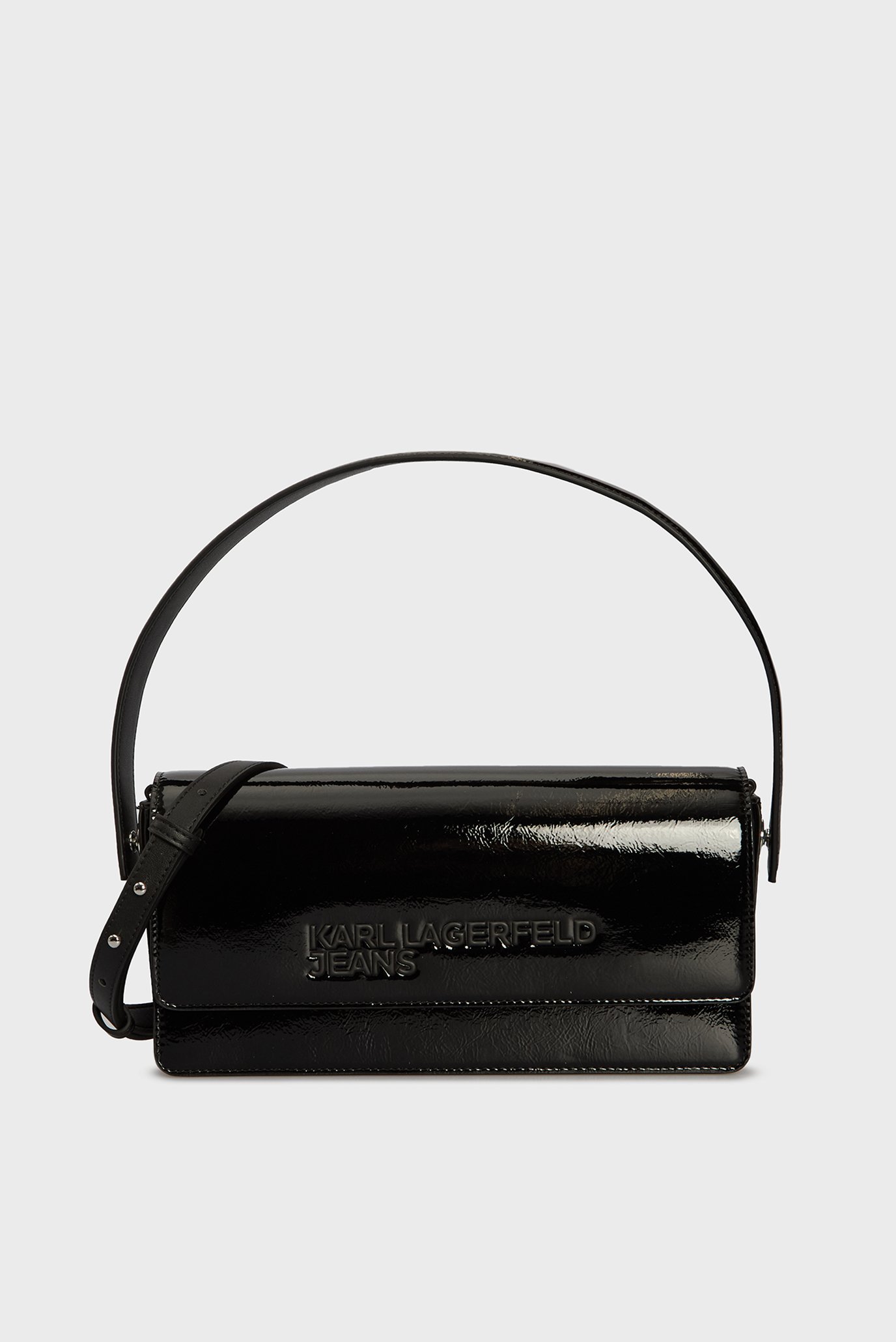 Женская черная сумка KLJ ESSENTIAL CROSSBODY 1