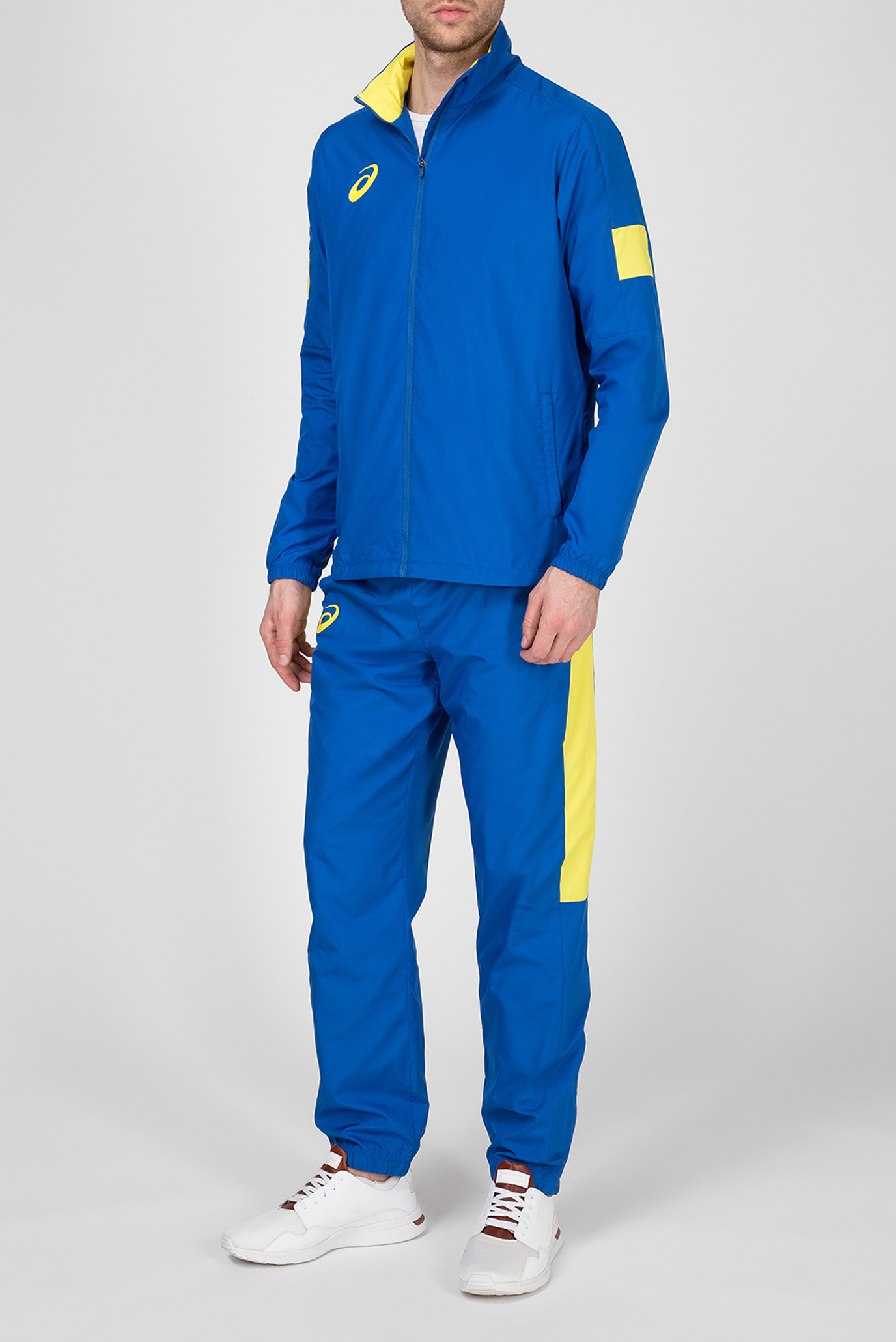Мужской синий спортивный костюм (ветровка, брюки) 1
