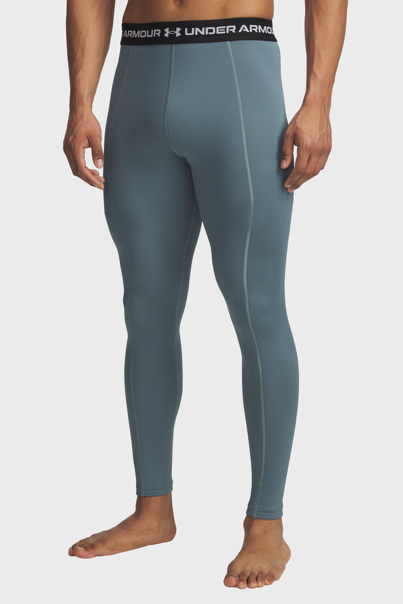 Мужские бирюзовые термобрюки Cold Weather Grid Legging Бирюзовый L Under Armour 6007128-587 Мужские бирюзовые термобрюки Cold Weather Grid Legging Бирюзовый L Under Armour 6007128-587