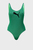 Женский зеленый купальник PUMA Women's Swimsuit