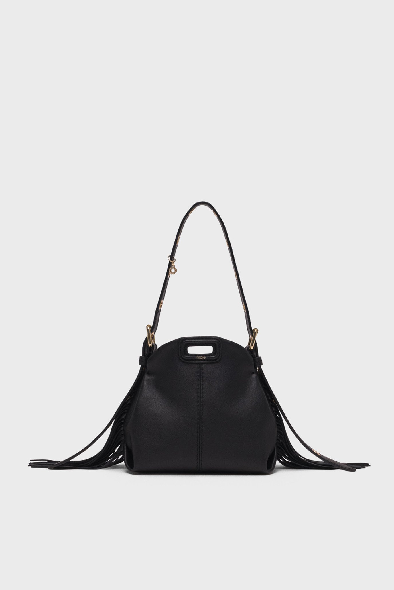 Женская черная кожаная сумка Miss M Черный ONESIZE MAJE MFAPM00315_Black Женская черная кожаная сумка Miss M Черный ONESIZE MAJE MFAPM00315_Black