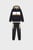 Дитячий чорний спортивний костюм (худі, штани)