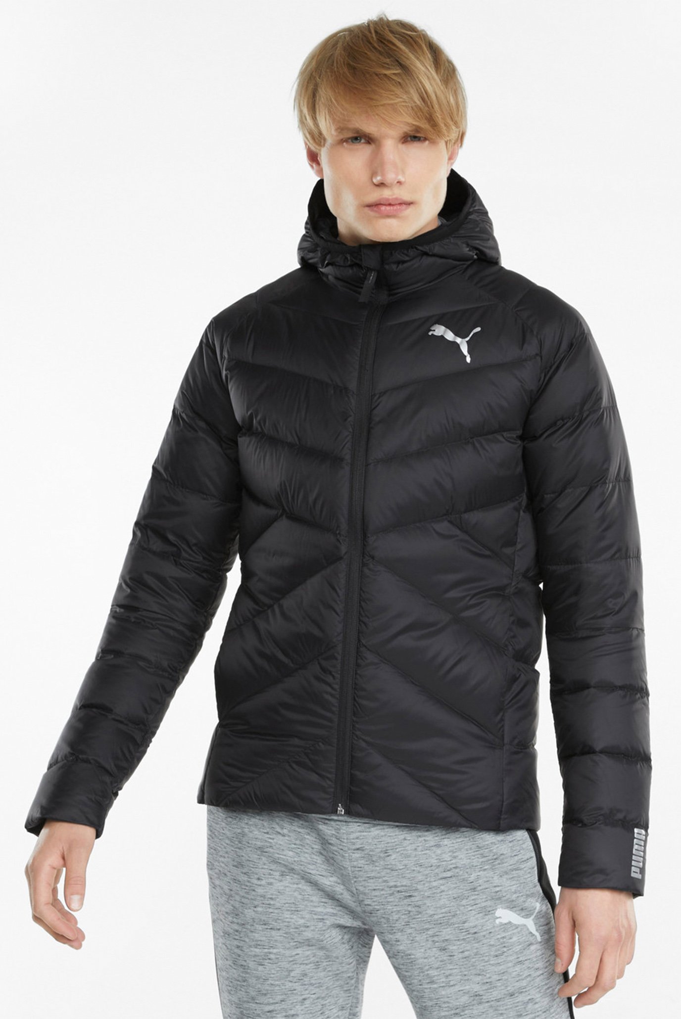 Мужская черная куртка PWRWarm packLITE Men's Down Jacket 1