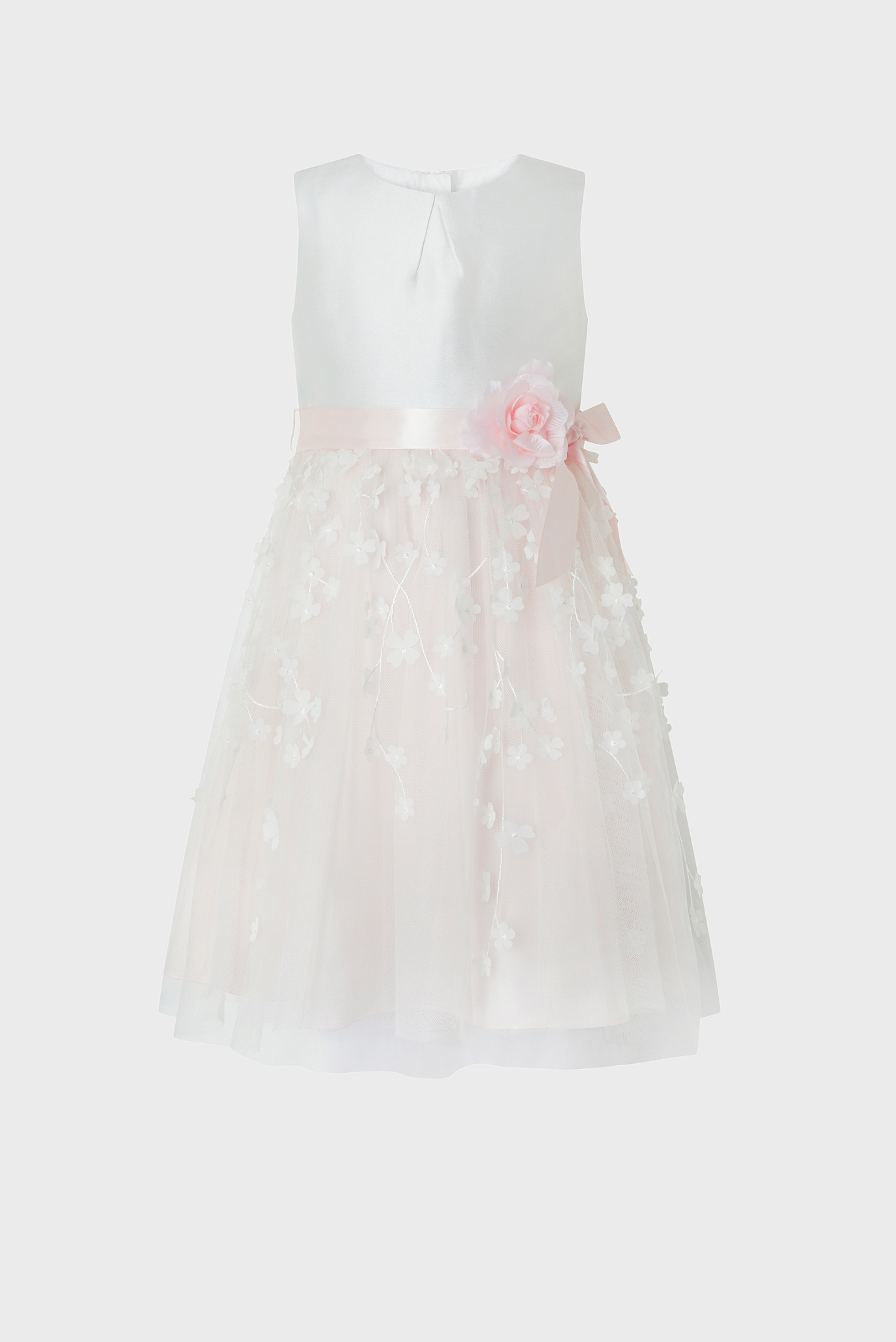 Детское розовое платье ELOISE PINK & WHITE 1