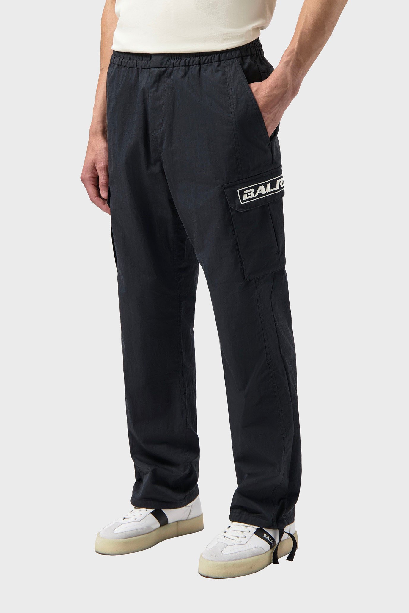 Мужские черные карго The Club Regular Straight Fit Cargo Pants 1