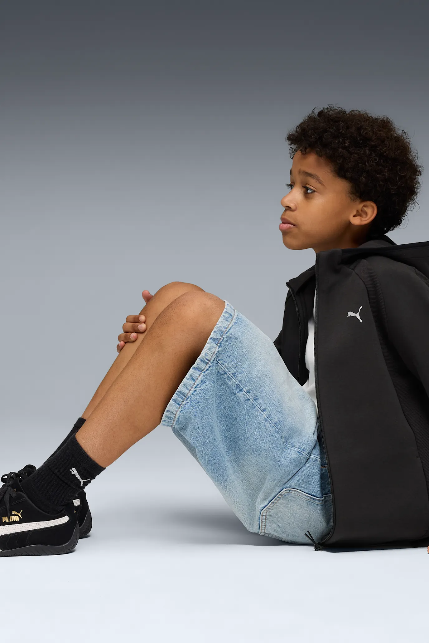 Дитяче чорне худі Evostripe Full-Zip Hoodie Youth 2