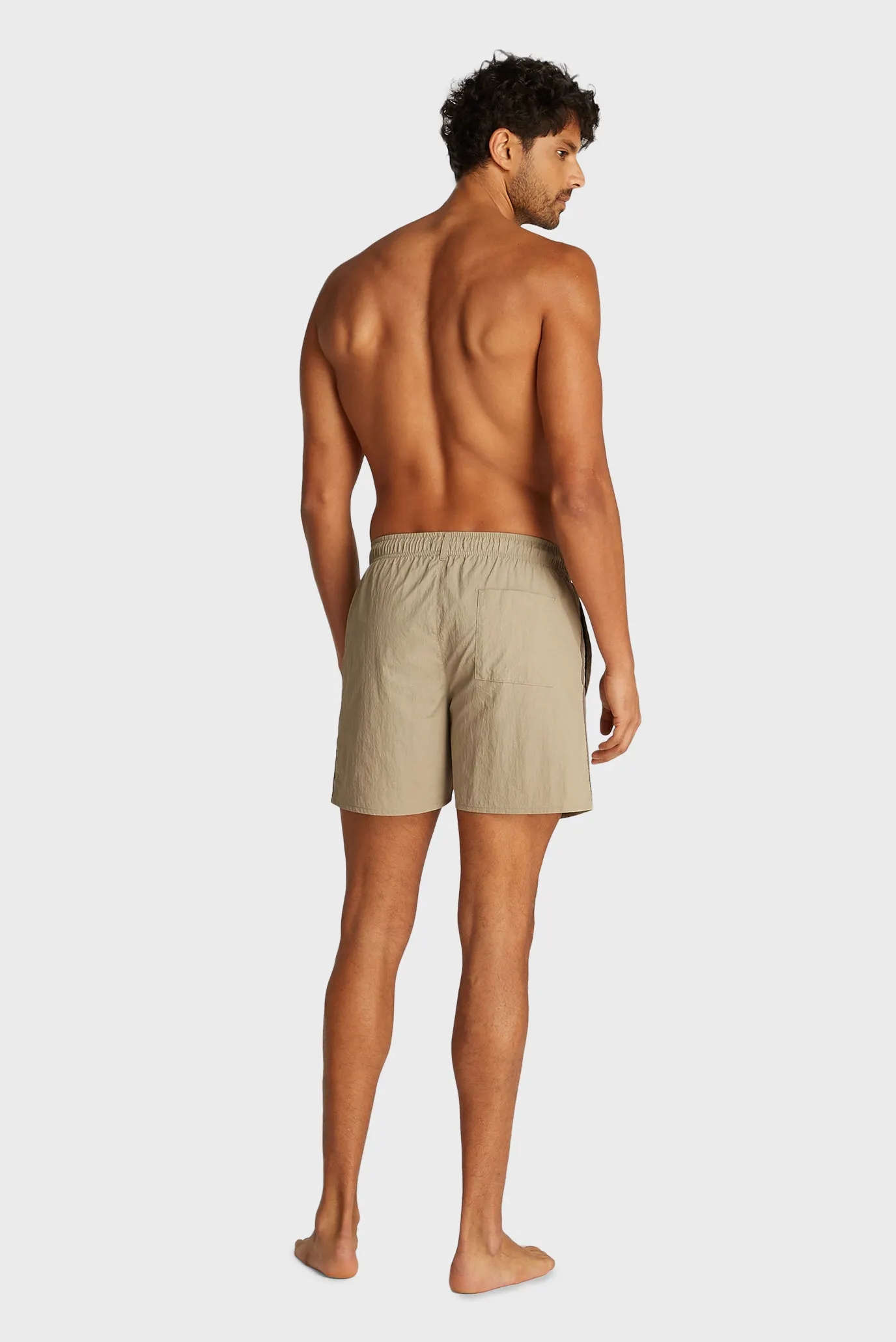 Мужские оливковые плавательные шорты 3