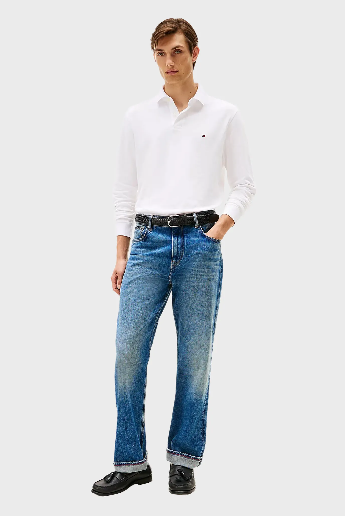 Мужское белое поло 1985 REGULAR 2