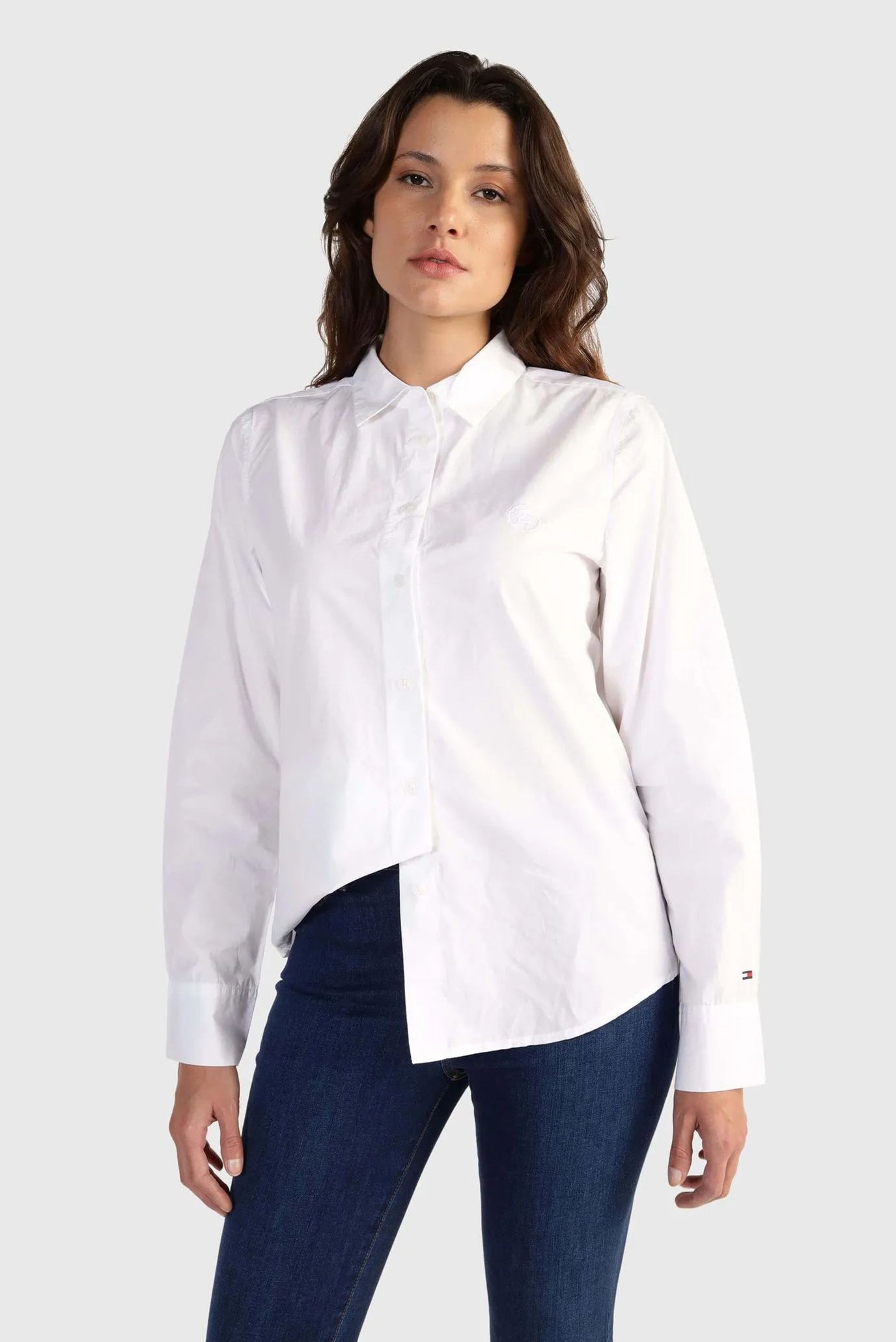 Женская белая рубашка SMD ESSENTIAL REGULAR SHIRT 1