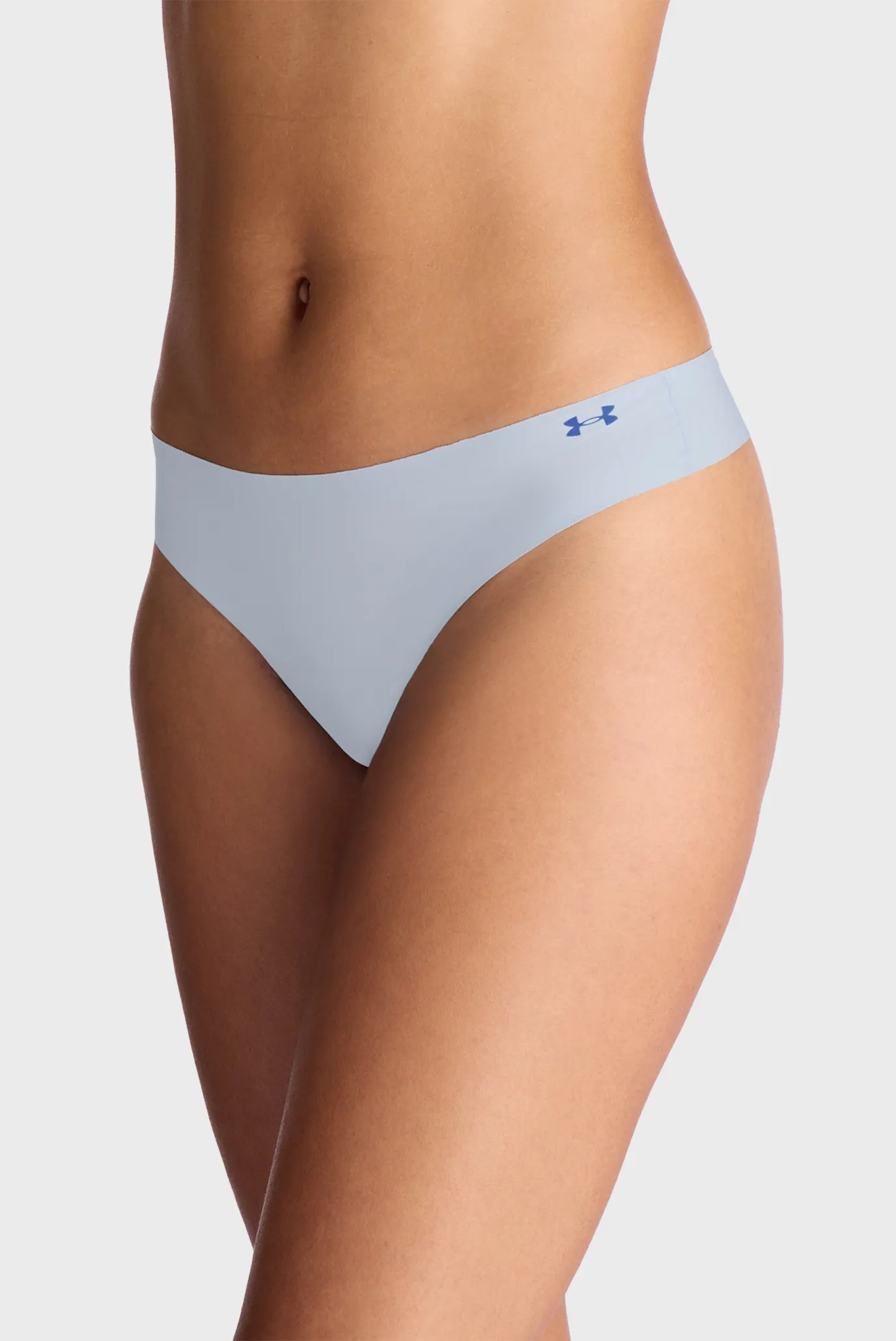 Жіночі трусики (3 шт) UA PURE STRETCH NO SHOW THONG -SOLID 3PK 4