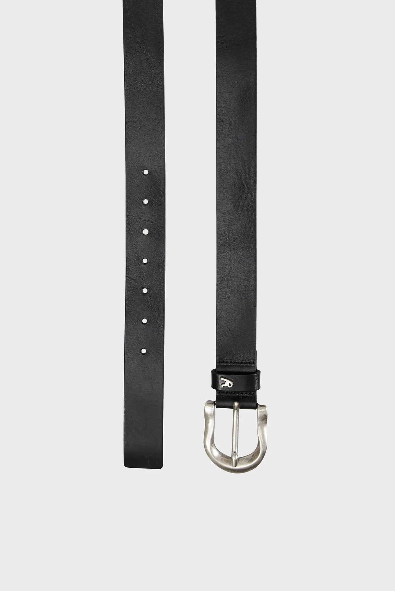 Жіночий чорний шкіряний ремінь 3