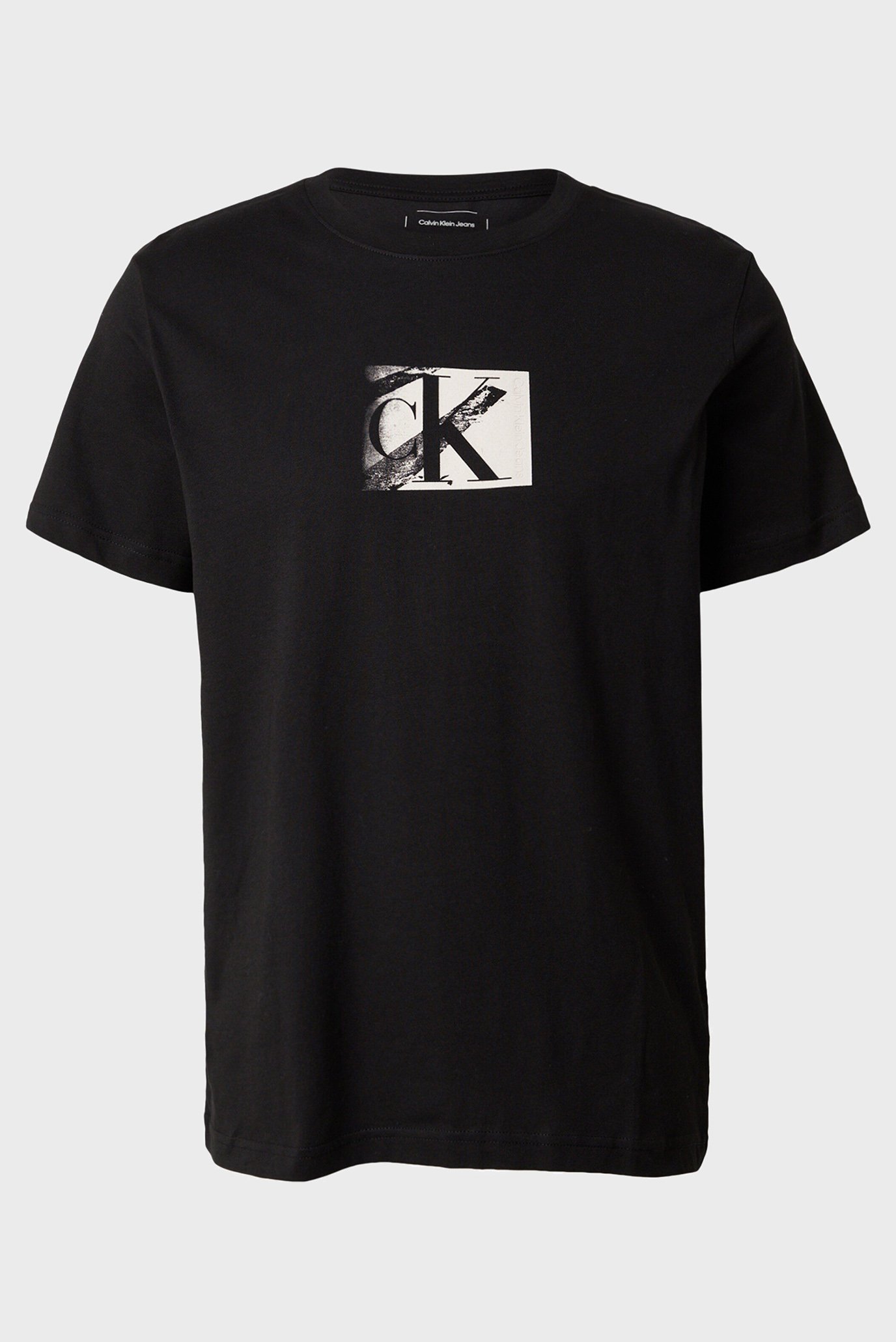 Чоловіча чорна футболка SMALL CK BOX TEE 1