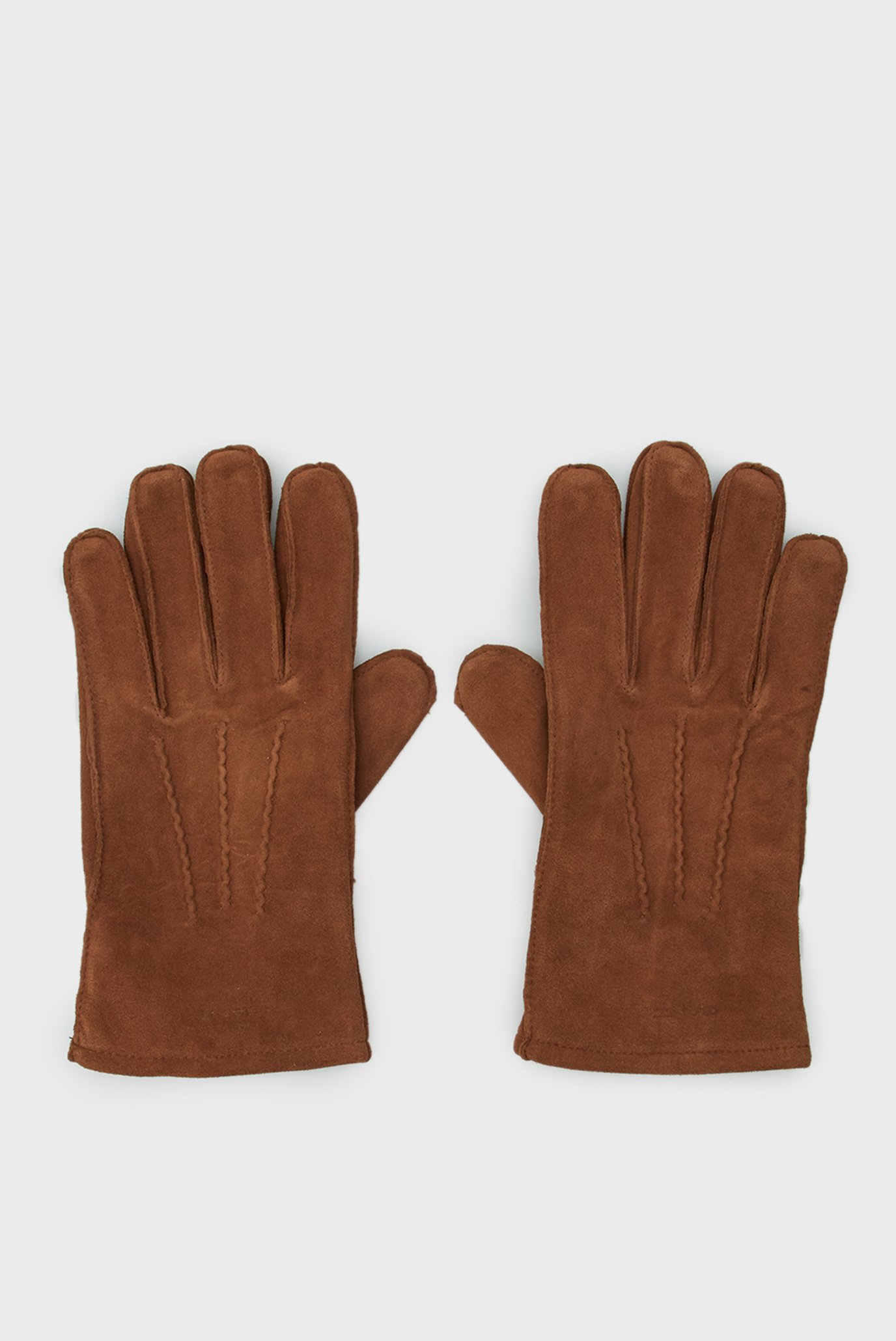 Чоловічі коричневі замшеві рукавички CLASSIC SUEDE GLOVES 1