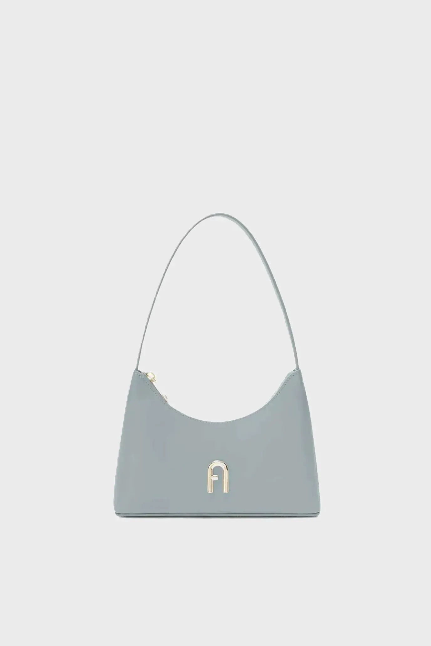 Женская голубая кожаная сумка 1