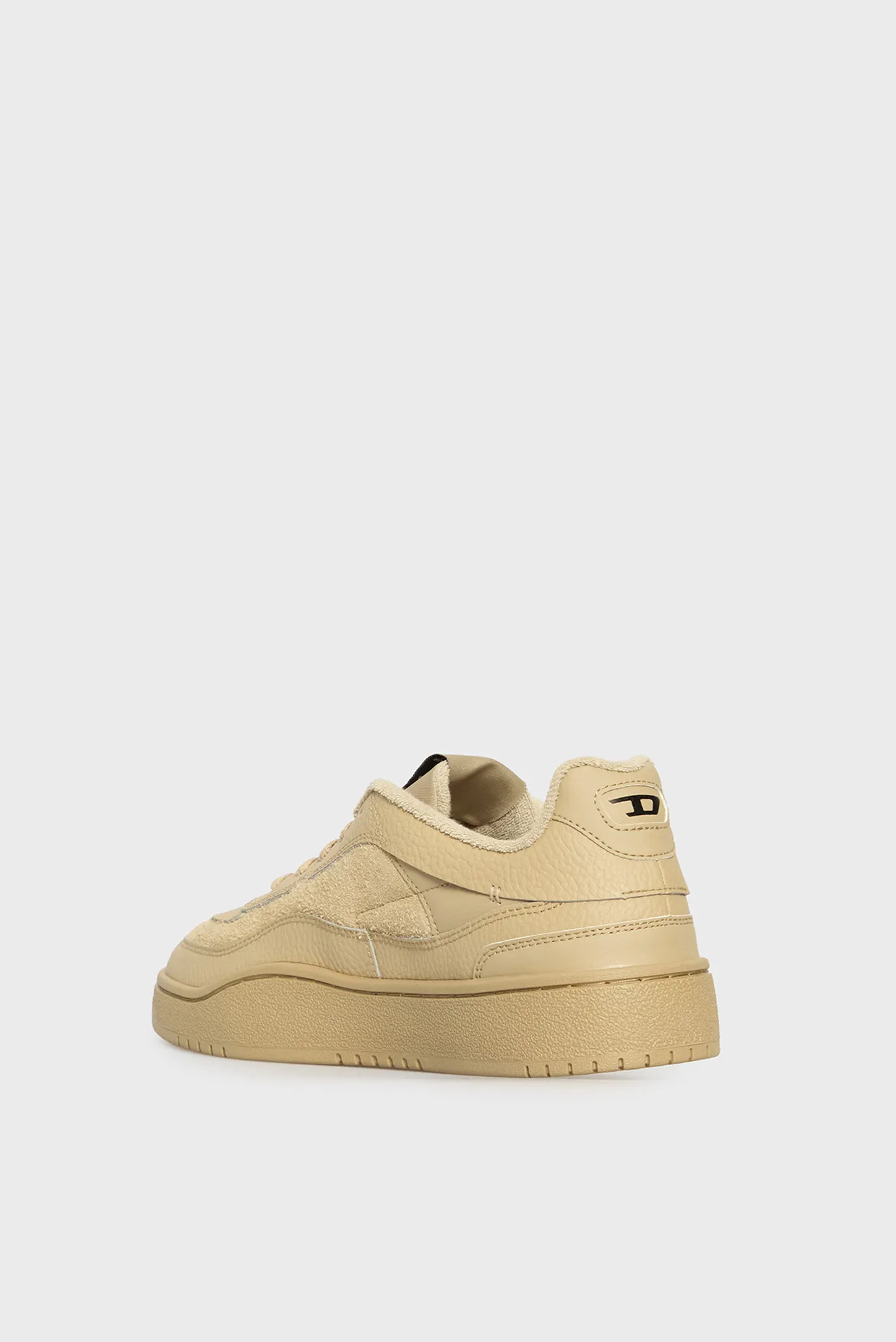 Чоловічі бежеві шкіряні снікерси OVAL SKATE 5