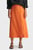 Женская оранжевая льняная юбка REL MIDI LINEN BLEND