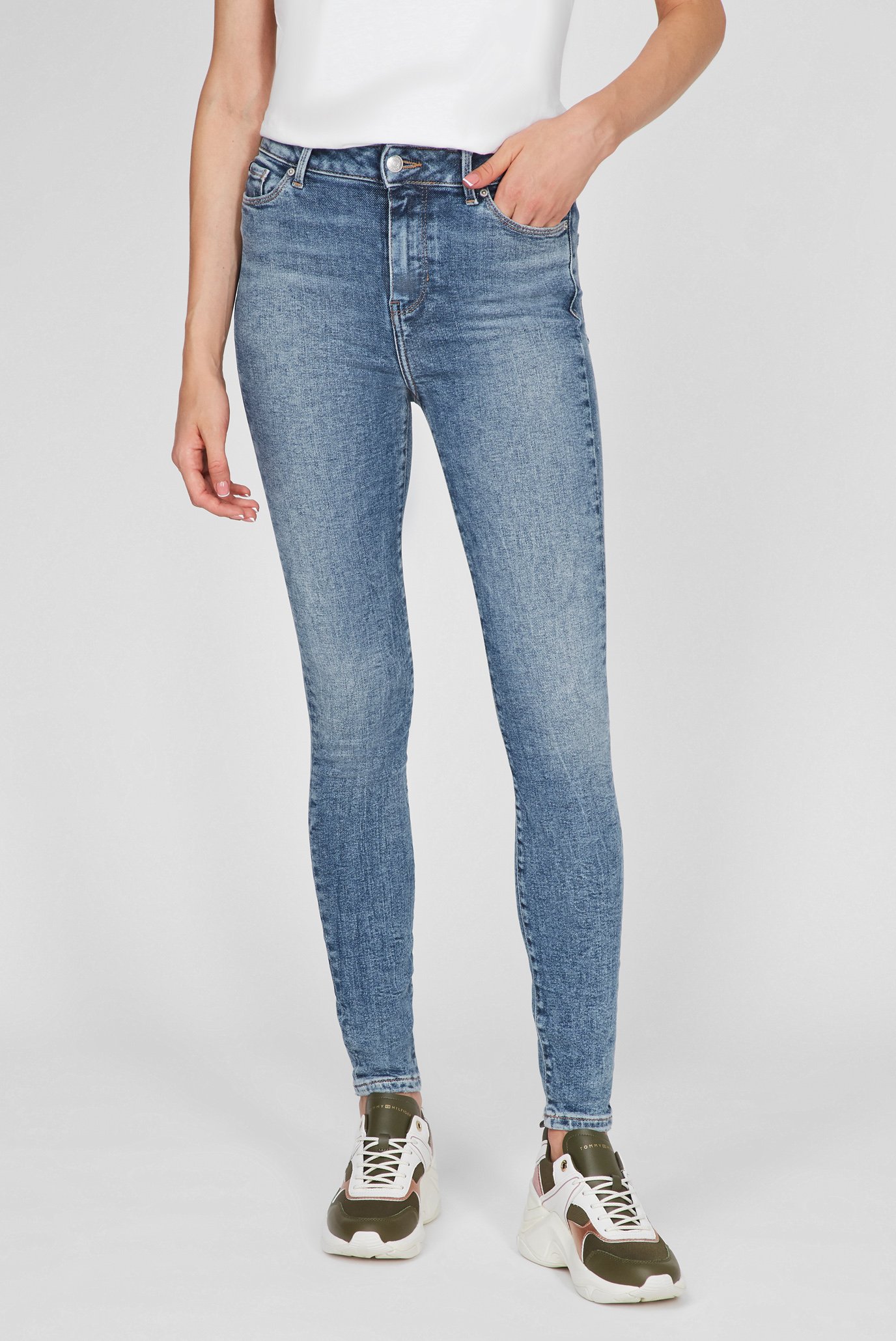 Женские синие джинсы Синий 27-32 Tommy Hilfiger WW0WW30191 Женские синие джинсы Синий 27-32 Tommy Hilfiger WW0WW30191