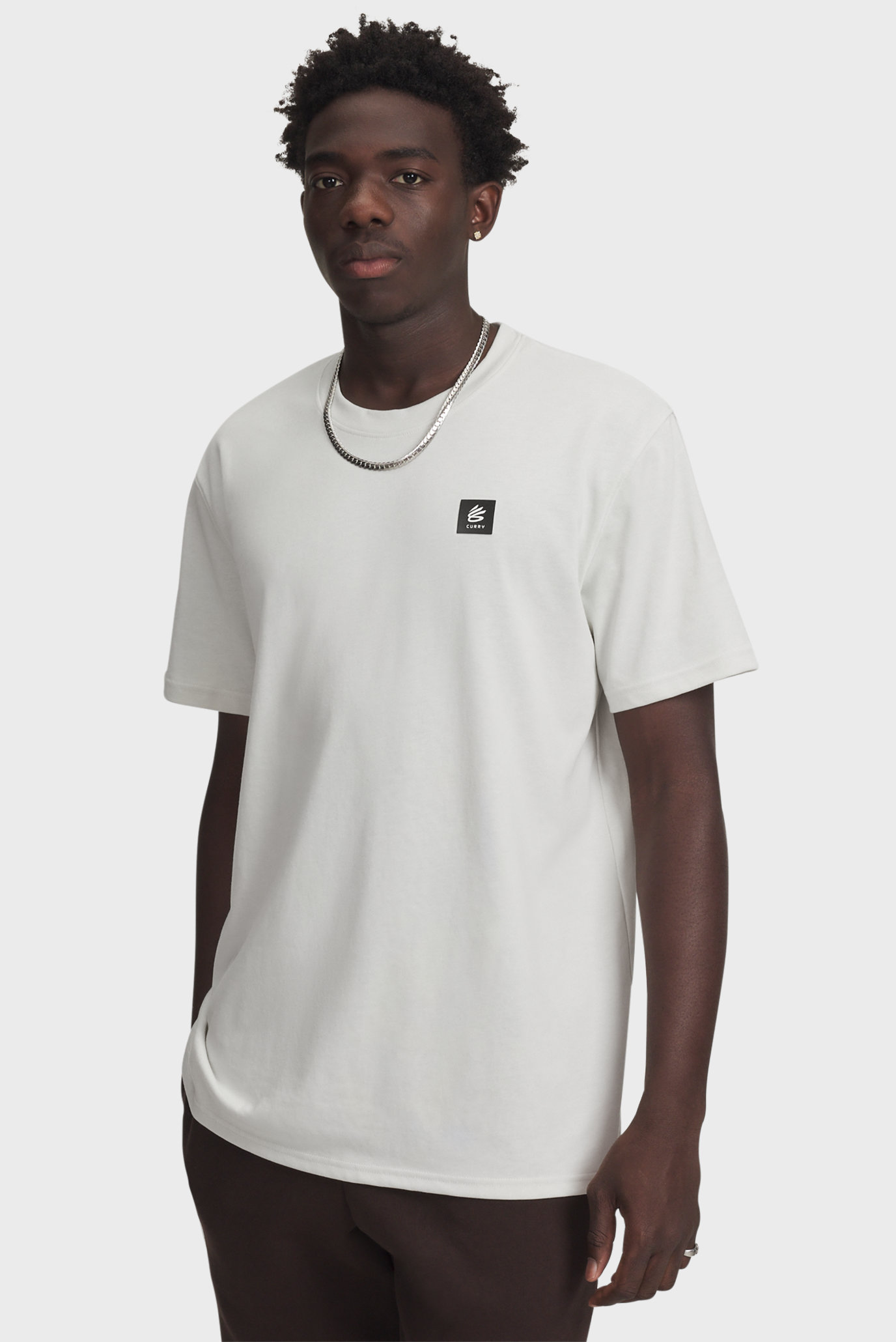 Мужская белая футболка Curry Verbiage Tee 2 Белый XXL Under Armour 6007302-114 Мужская белая футболка Curry Verbiage Tee 2 Белый XXL Under Armour 6007302-114