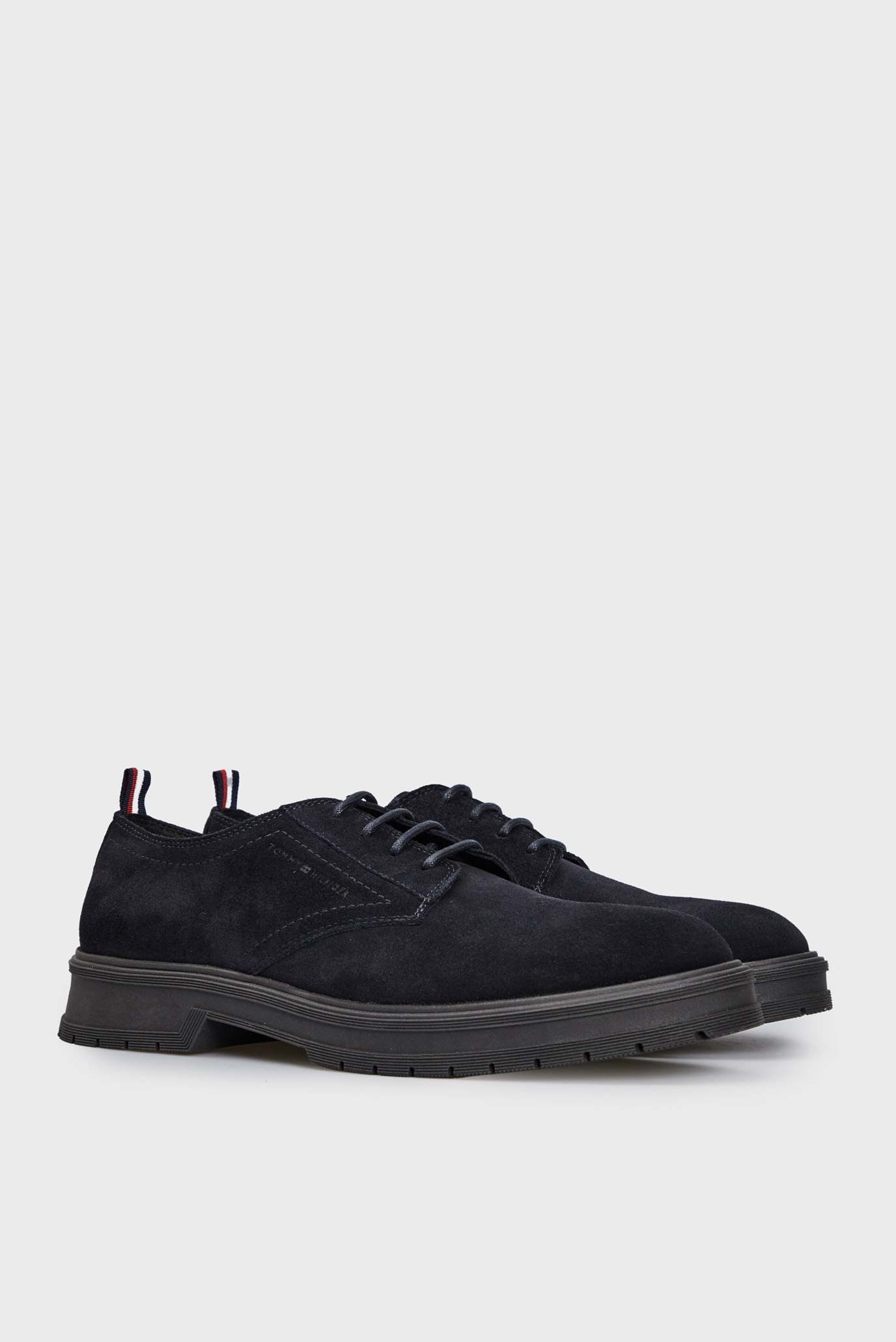 Tommy hilfiger black on sale suede shoes