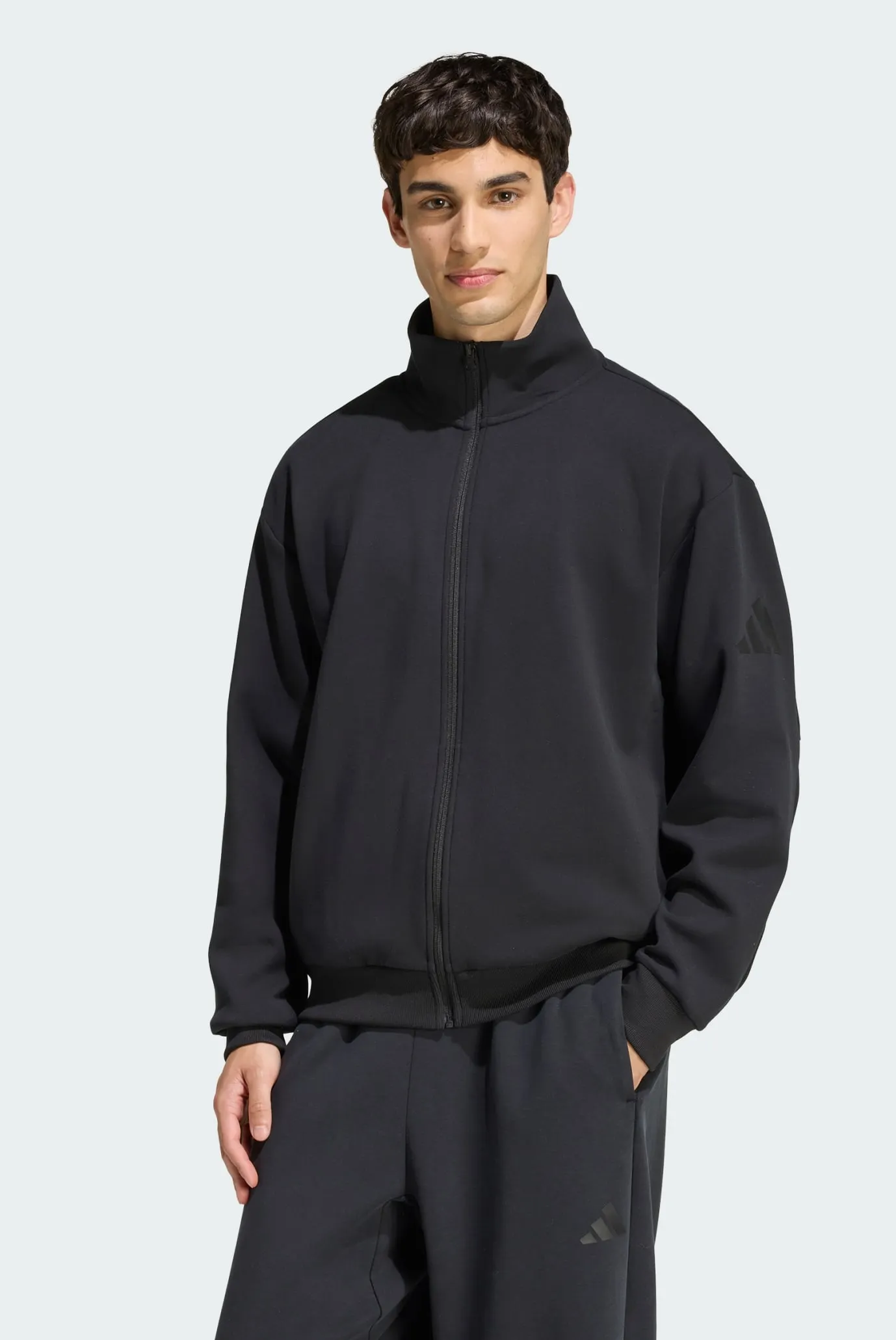 Чоловіча чорна спортивна кофта SOFT LUX adidas KF0344 — MD-Fashion