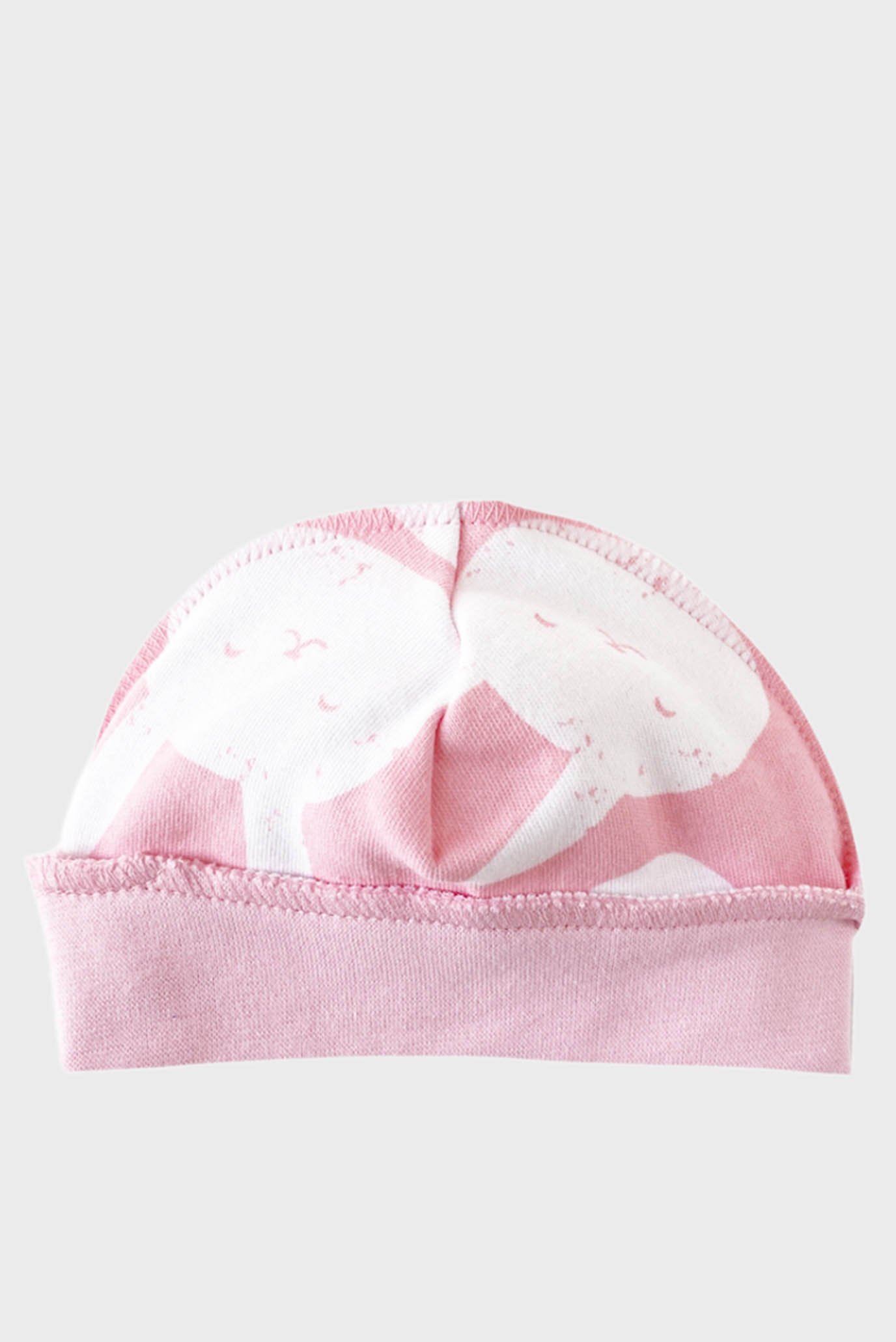 Детская розовая шапка 1