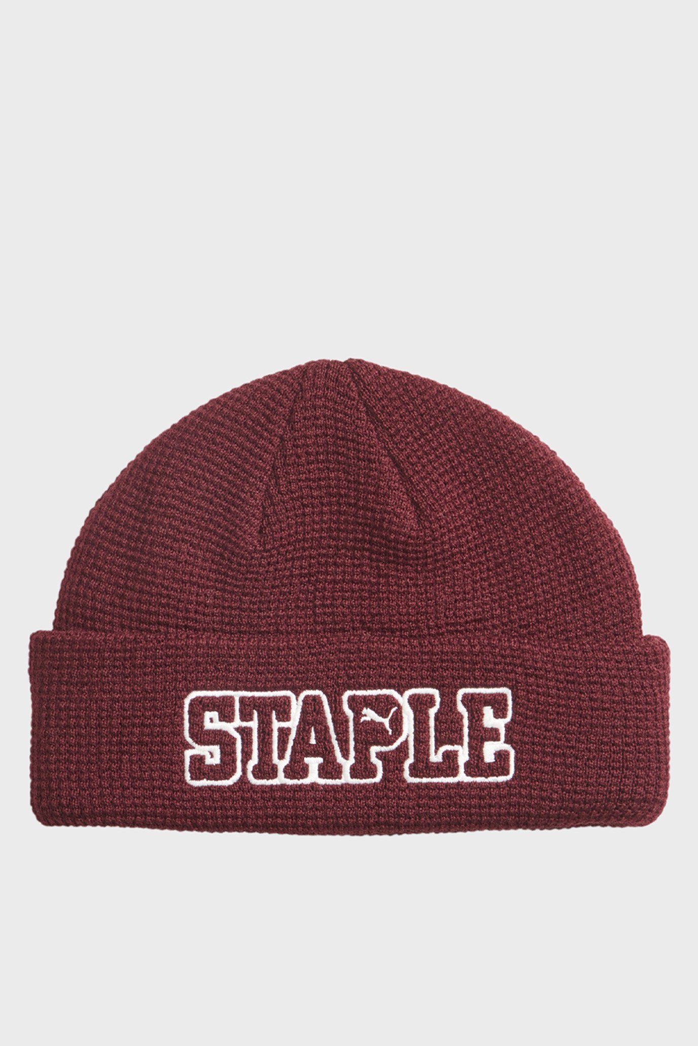 Чоловіча бордова шапка PUMA x STAPLE Beanie 1