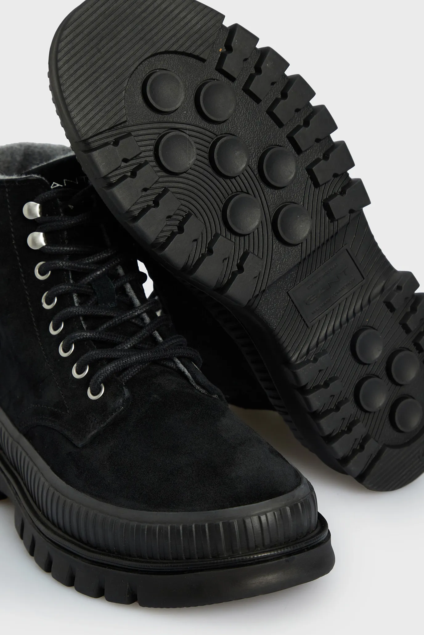 Чоловічі чорні замшеві черевики Nebrada Gant 27643360 — MD-Fashion