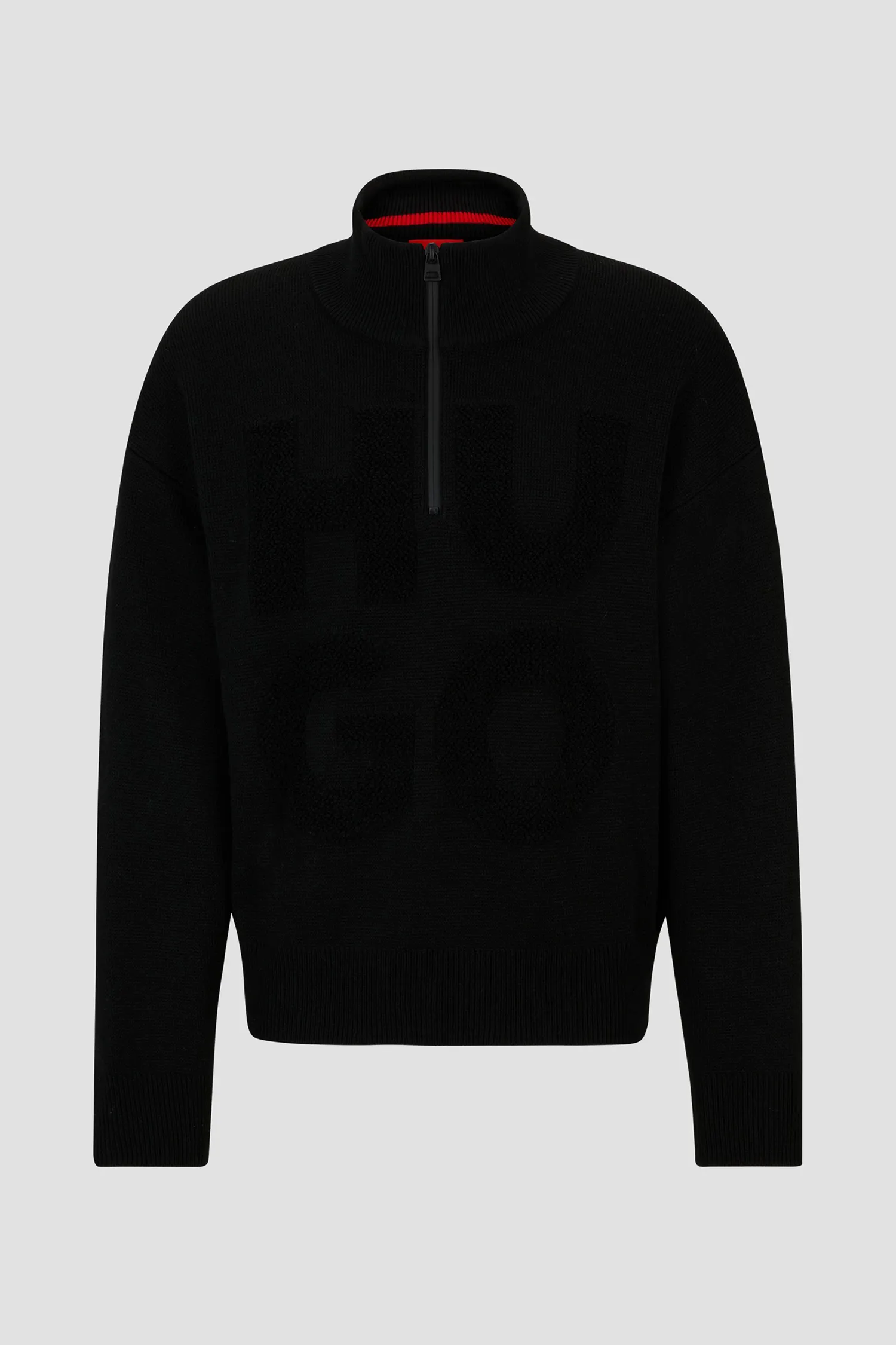 Мужская черная шерстяная кофта 5