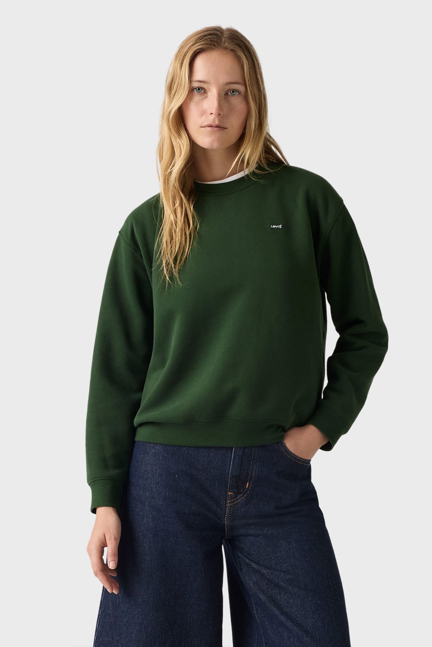 Женский темно-зеленый свитшот Зеленый L Levi’s® A5942;0052 Женский темно-зеленый свитшот Зеленый L Levi’s® A5942;0052