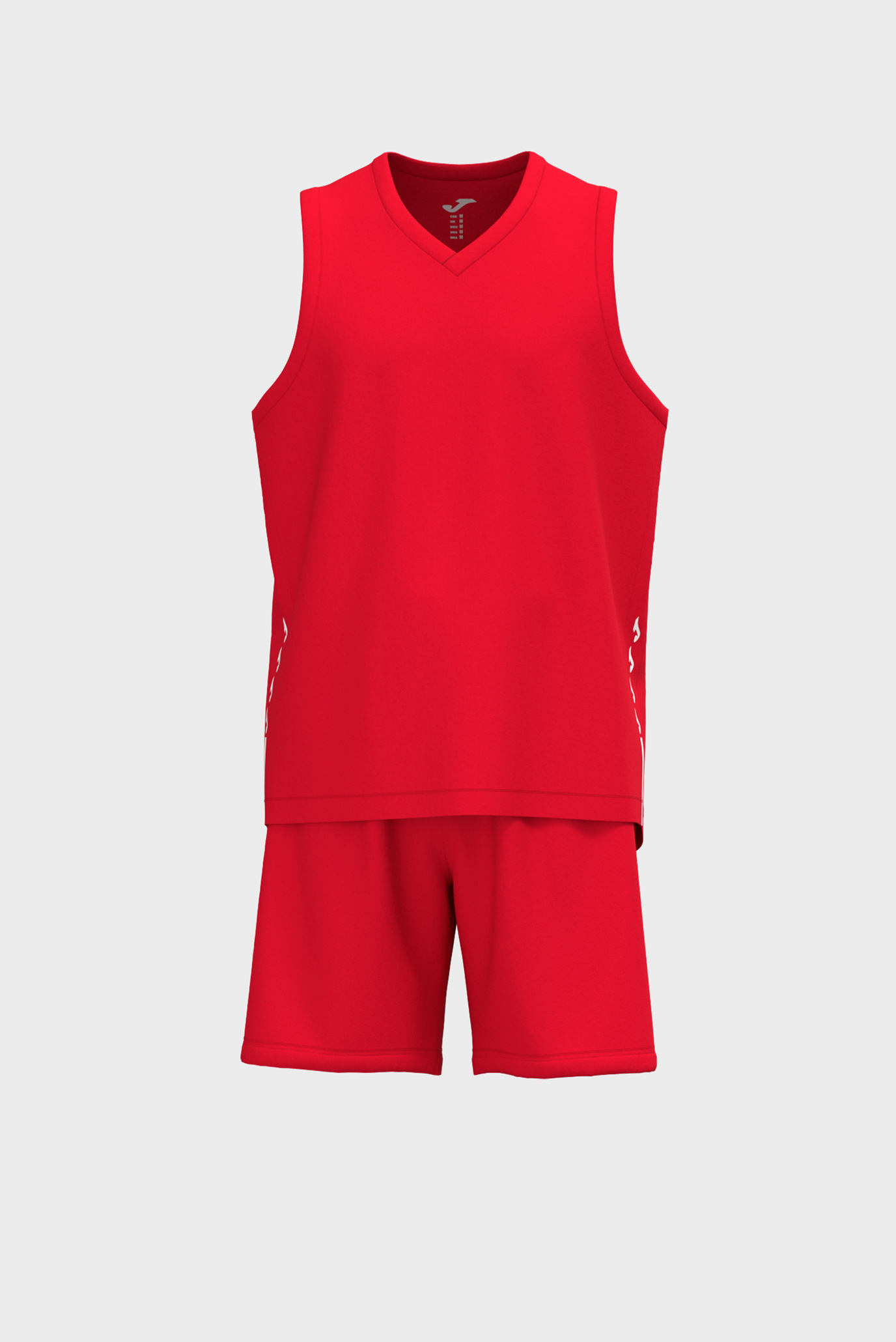 Детский красный спортивный костюм (майка, шорты) 1