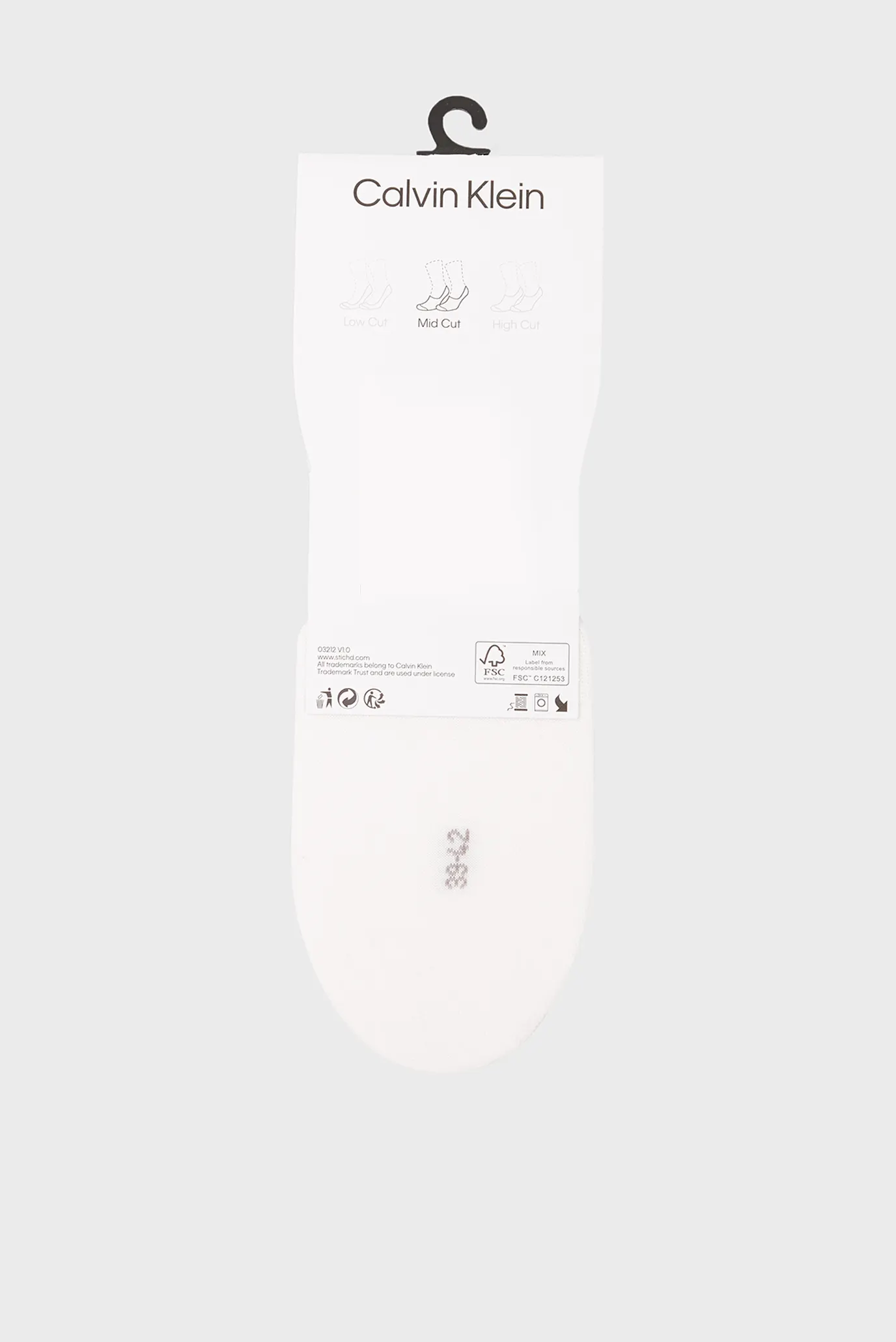 Женские белые следы (2 пары) 3