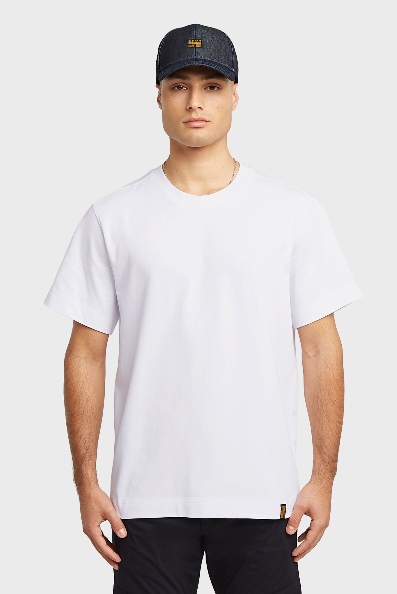 Мужская белая футболка Essential Белый XXL G-Star RAW D27769,D709 Мужская белая футболка Essential Белый XXL G-Star RAW D27769,D709