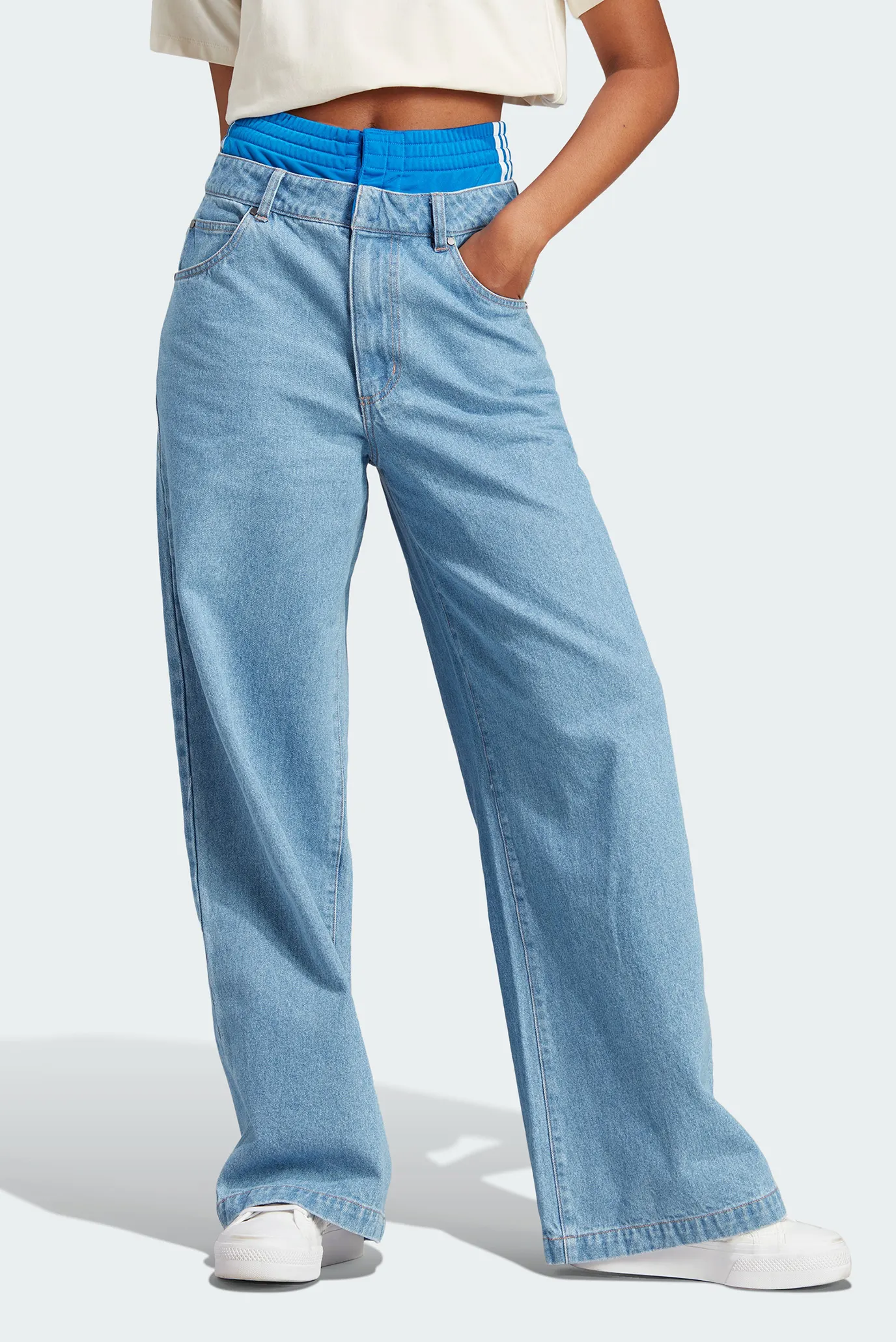 Джинсы adidas Originals x KSENIASCHNAIDER adidas IN0273 — MD-Fashion