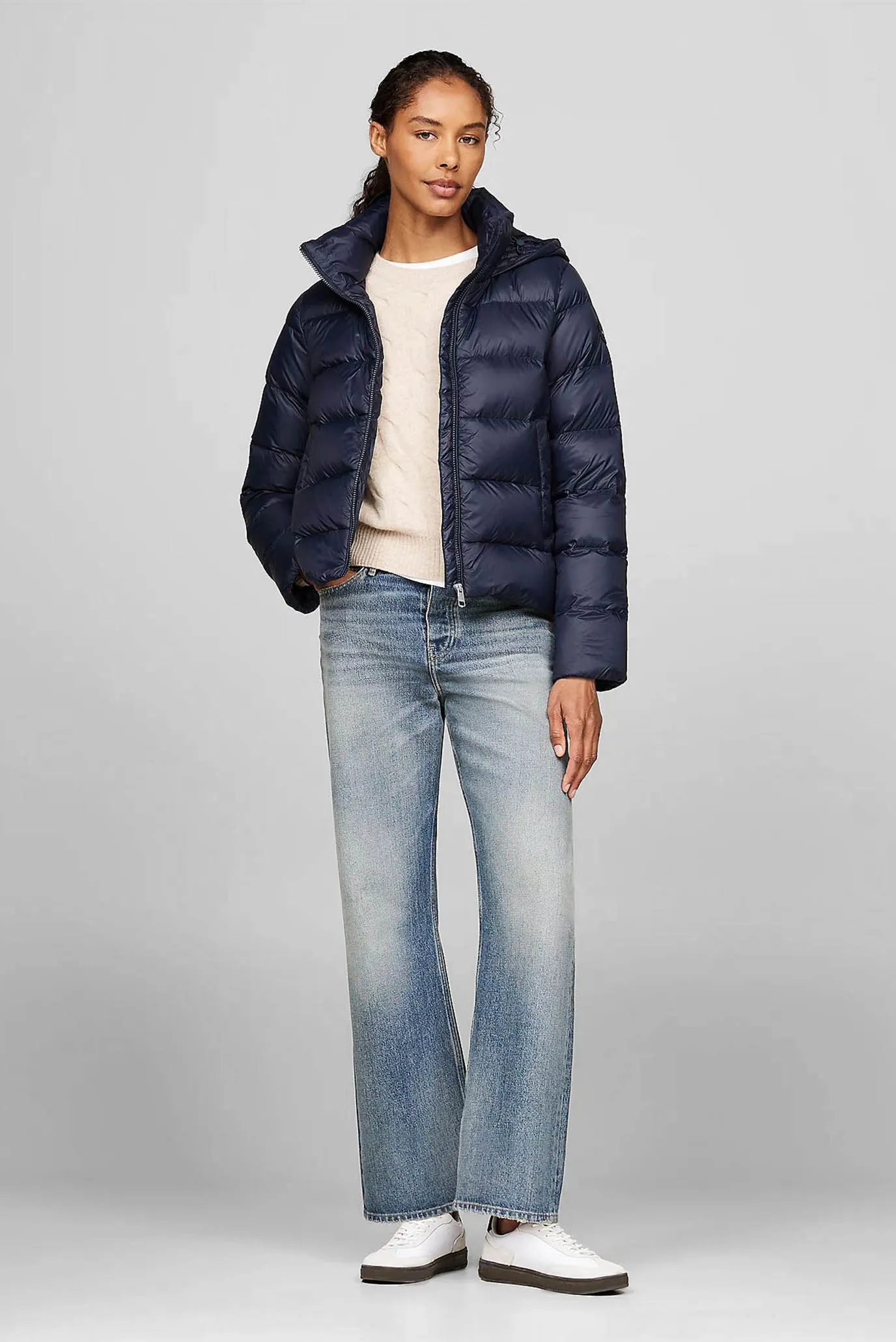 Жіночий темно-синій пуховик LW DOWN CASUAL JACKET 2