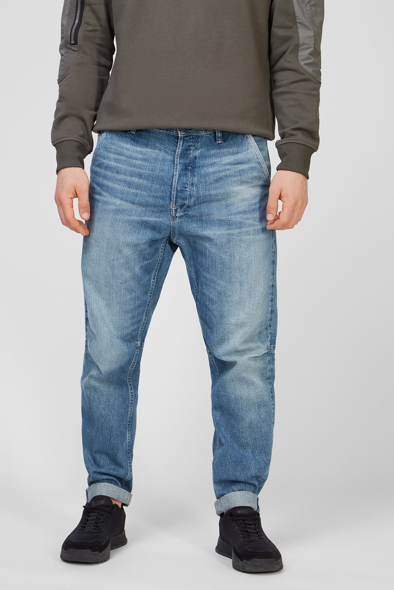 Чоловічі сині джинси Grip 3D Relaxed Tapered 1