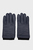 Чоловічі темно-сині шкіряні рукавички CASHMERE LINED LEATHER GLOVES