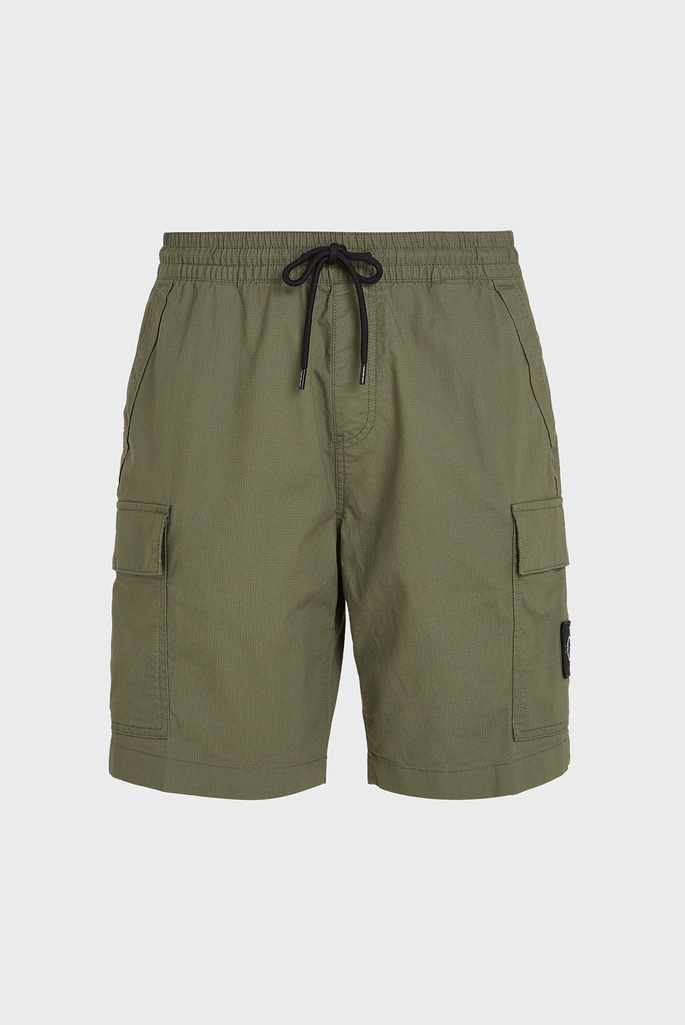 Мужские оливковые шорты WASHED CARGO 1