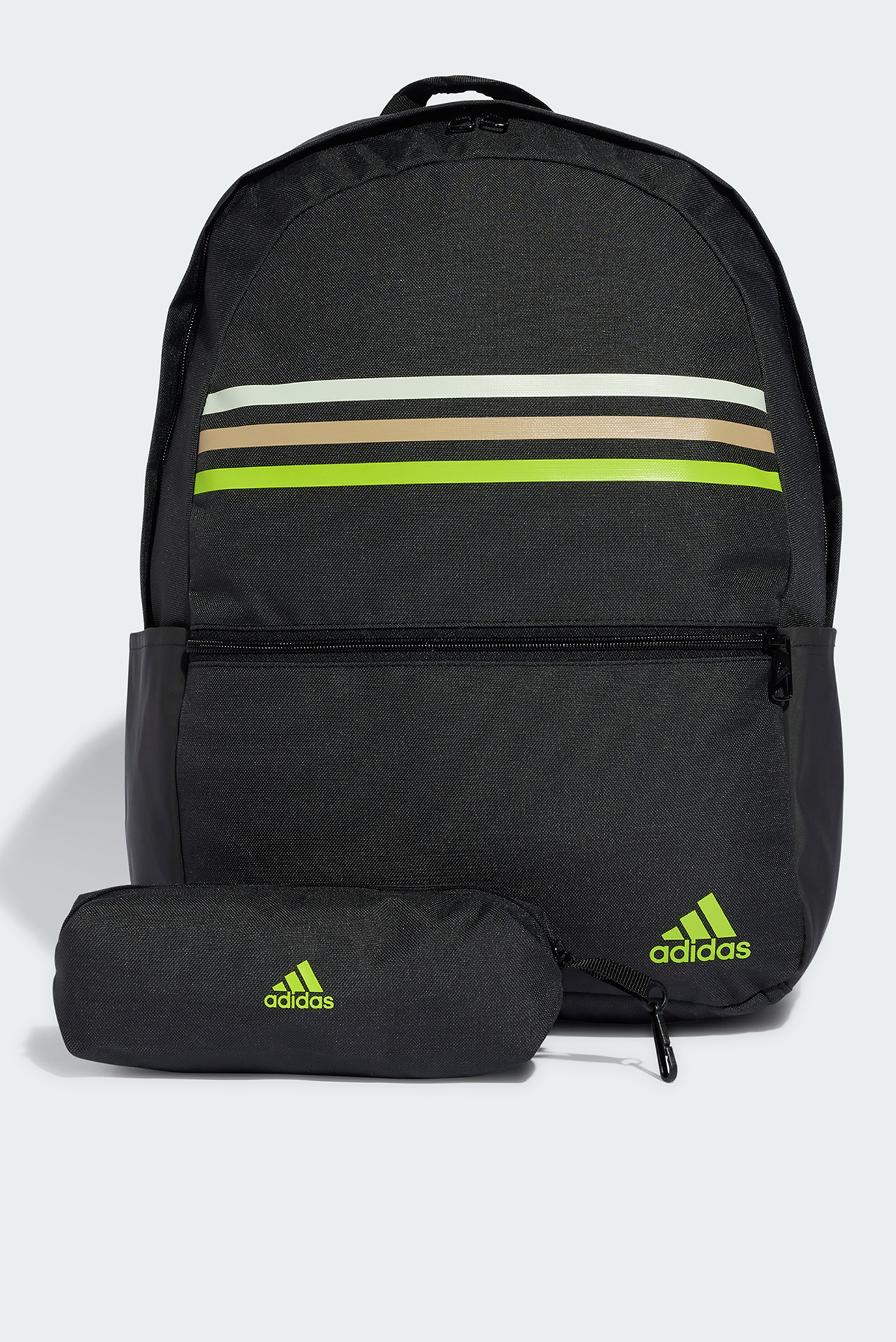 Чорний рюкзак Classic Horizontal 3-Stripes 1