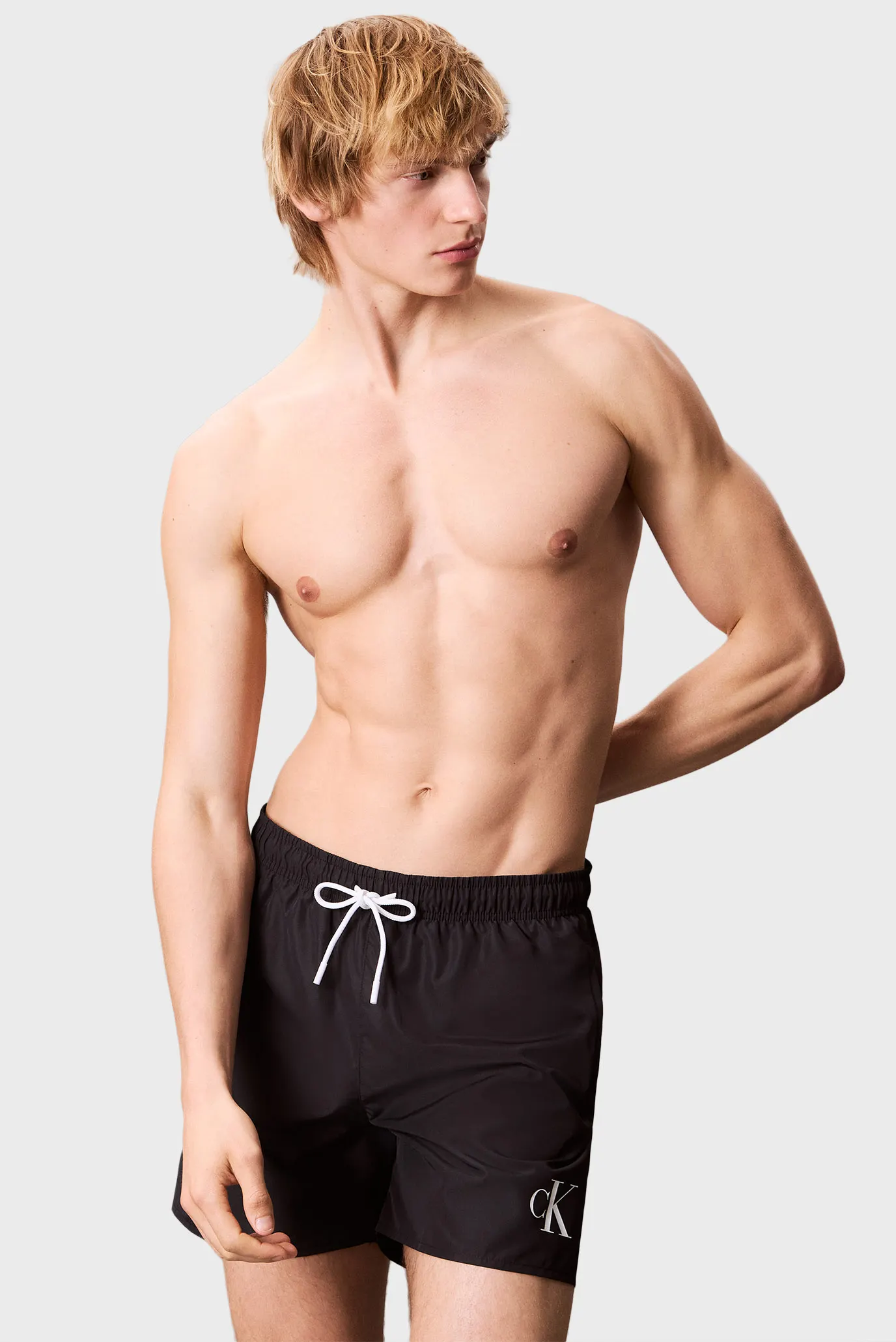 Мужские черные плавательные шорты 5